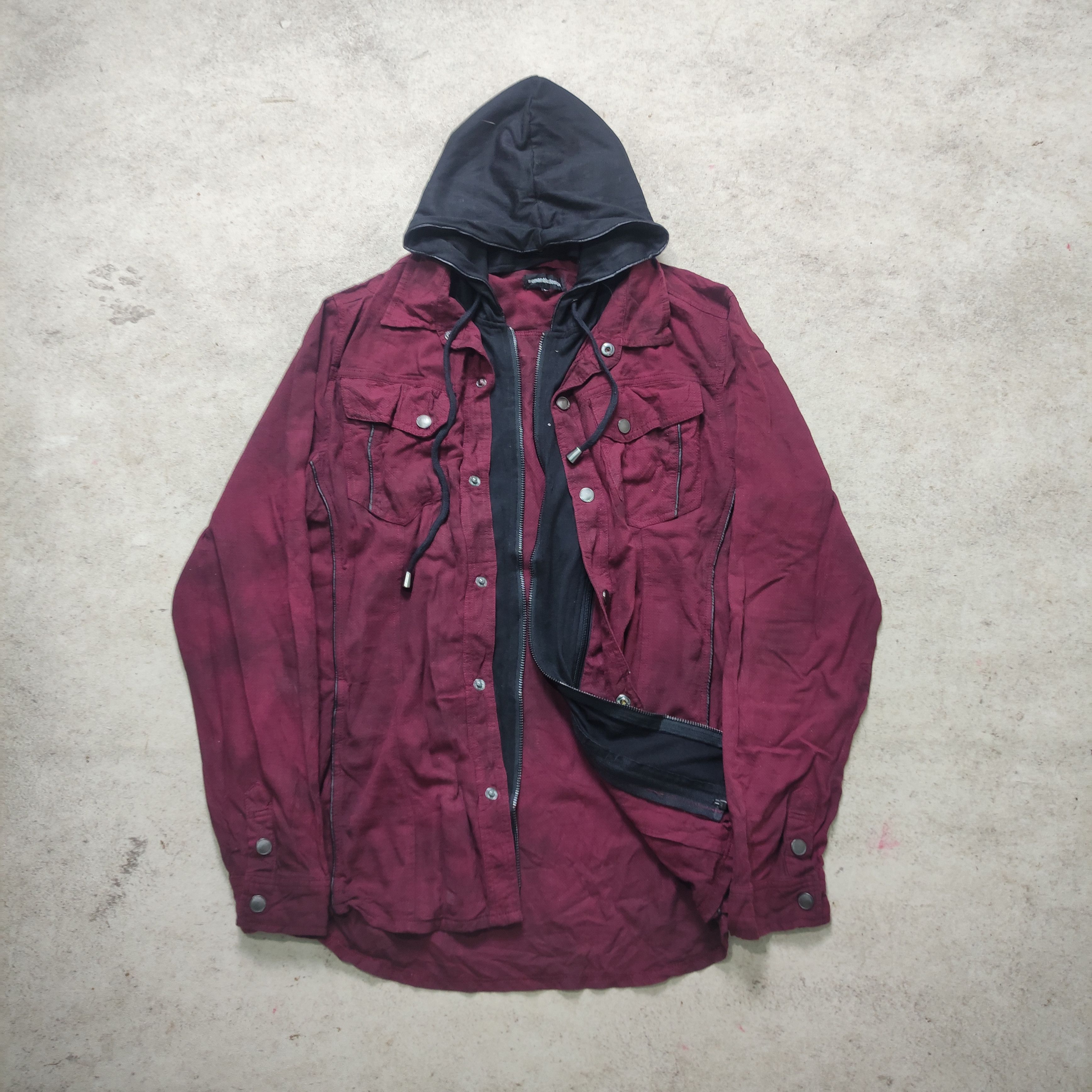 If Six Was Nine × KMRii × Le Grande Bleu (L.G.B.) Semantic Design Hoodie Shirt 2000s style Vkei Size US M / EU 48-50 / 2 - 4 Thumbnail