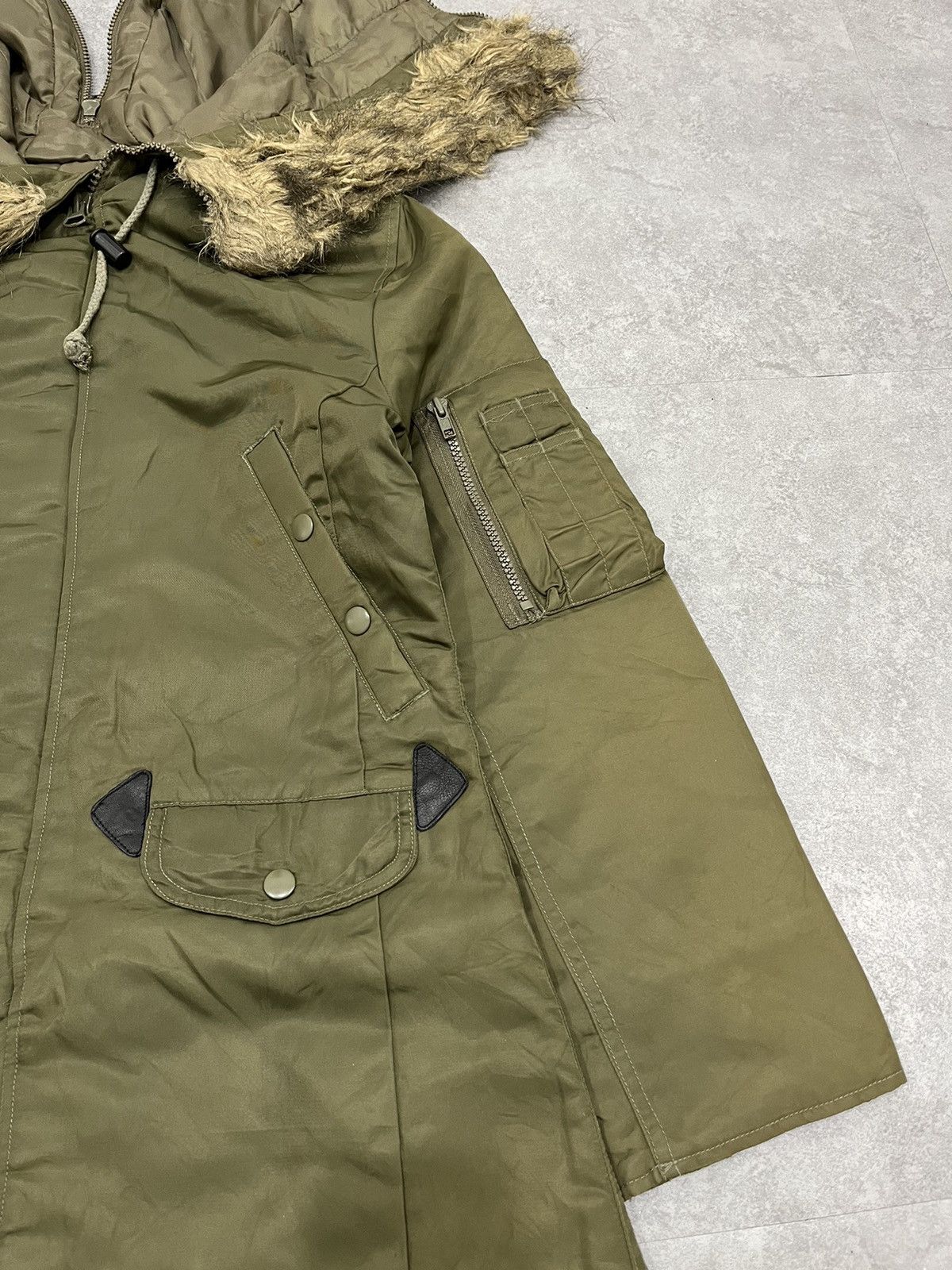 If Six Was Nine × Japanese Brand × Le Grande Bleu (L.G.B.) 2000s G.O.A Bono Style N3B Type Parka Faux Fur Jacket Size US M / EU 48-50 / 2 - 10 Thumbnail