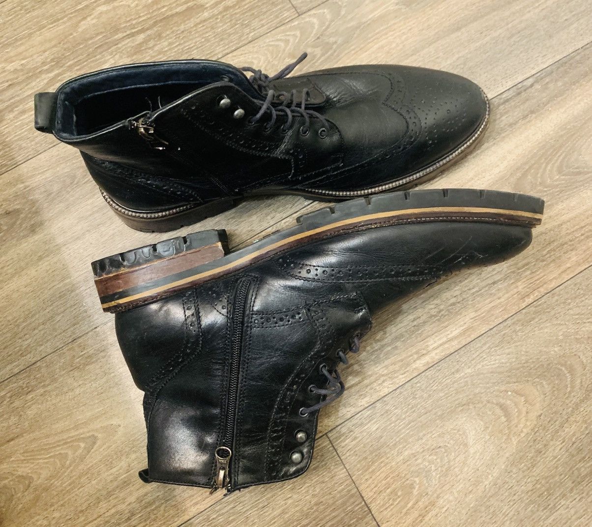 Johnston & Murphy Johnston & Murphy Men's XC FLEX™ CODY WINGTIP ZIP BOOT Size US 12 / EU 45 - 11 Thumbnail
