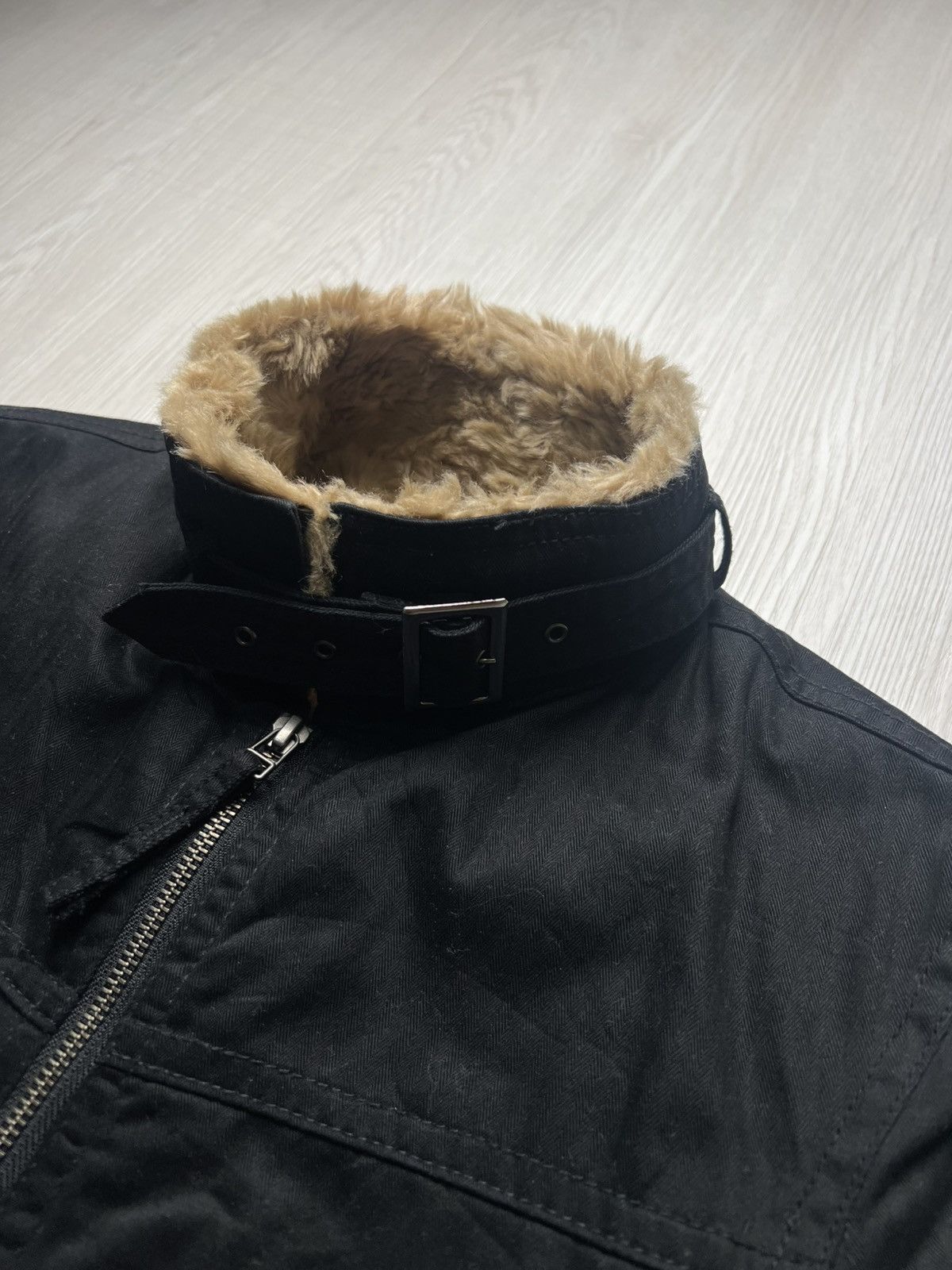 If Six Was Nine Nicole Club For Men Biker Fur Shearling Jacket LGB Style Size US M / EU 48-50 / 2 - 6 Thumbnail
