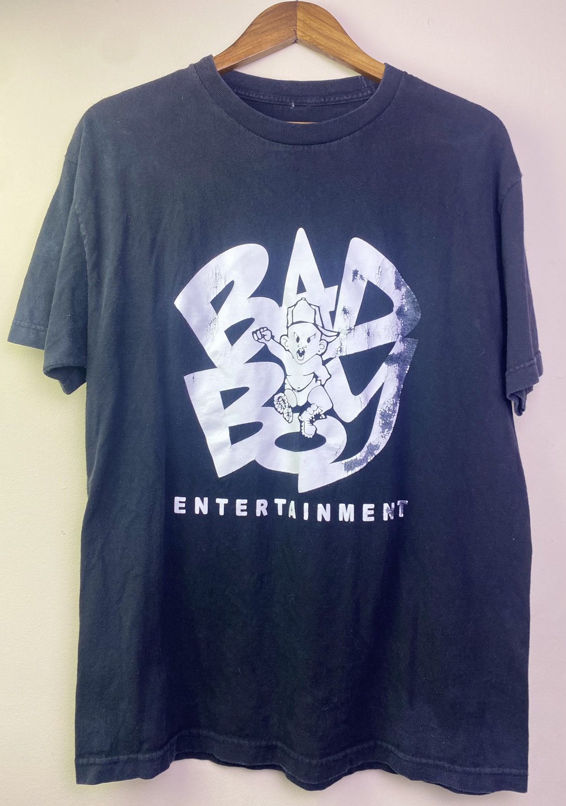 Vintage Old School Bad Boy Entertainment Hip Hop Rap T Shirt