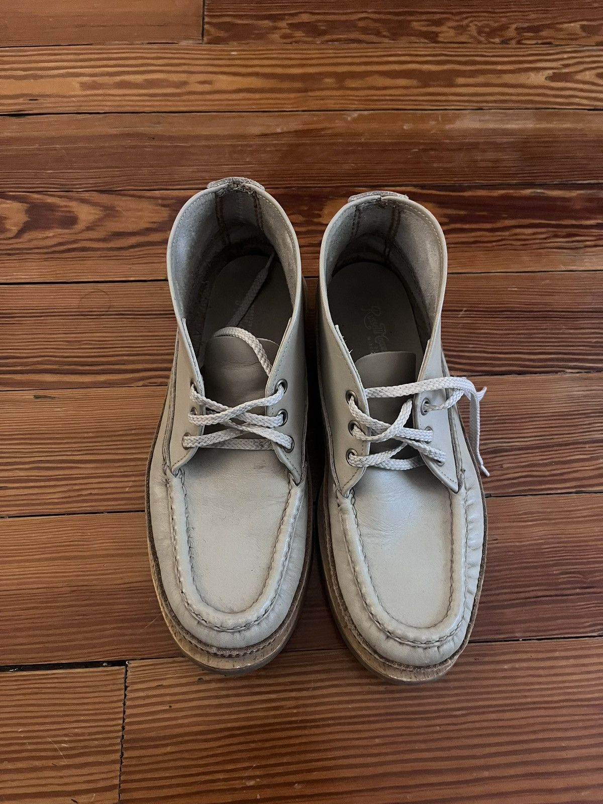 Russell Moccasin Co. Russell Moccasin – Moc Toe Boots in Beige Leather Size US 7.5 / EU 40-41 - 5 Thumbnail