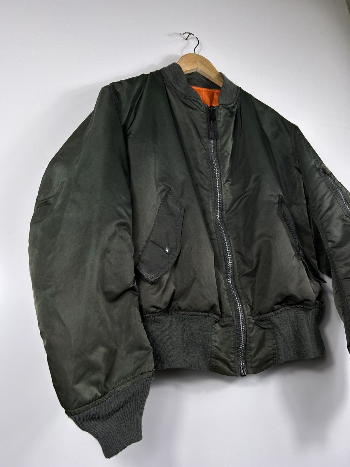 Alpha Industries ⚡️Vintage Alpha Industries USA Ma 1 Bomber Jacket Size US M / EU 48-50 / 2 - 3 Thumbnail