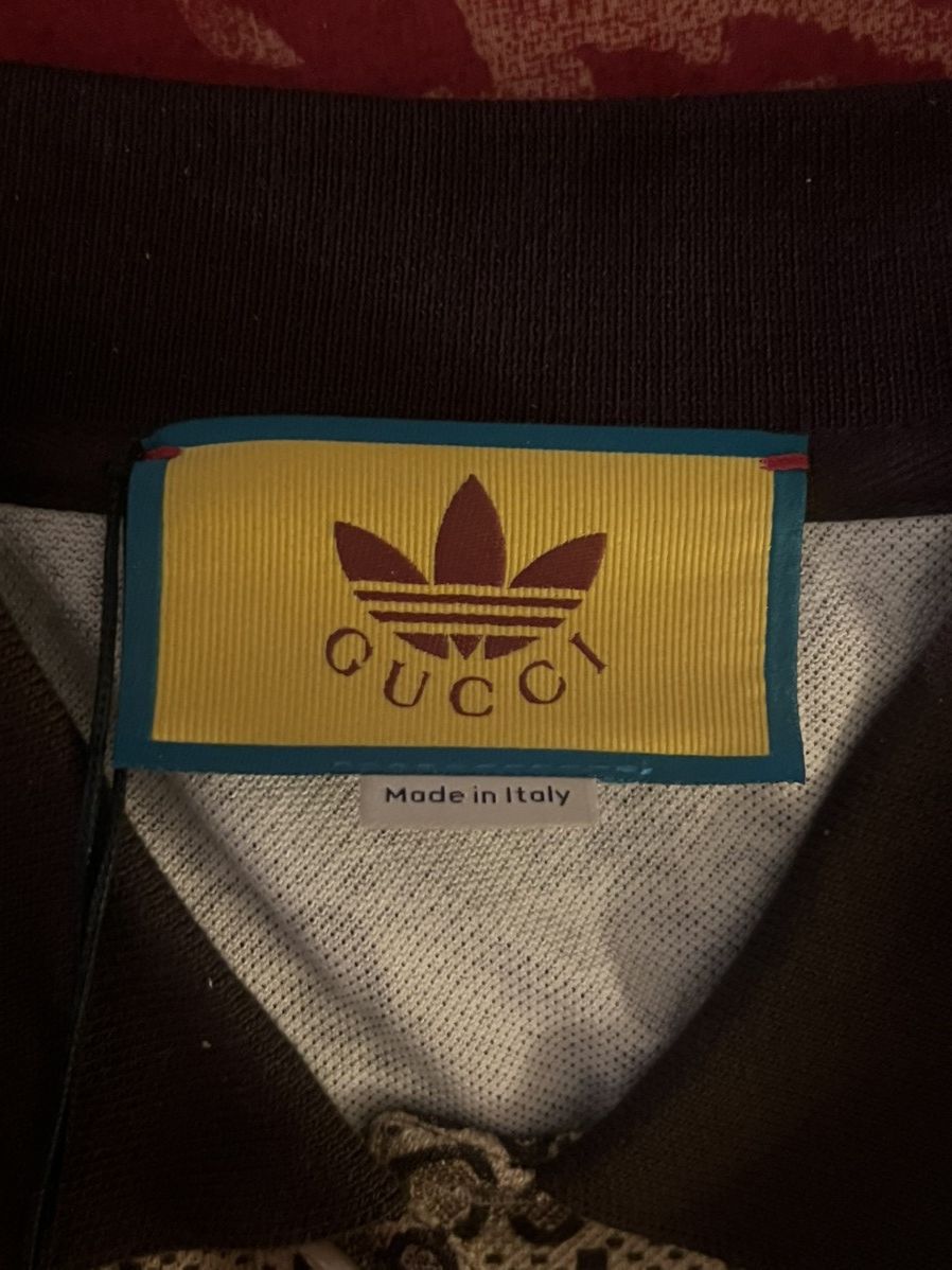 Adidas × Gucci Gucci x Adidas Trefoil Polo Shirt XXL!! Brand New w/ Tags!! Size US XXL / EU 58 / 5 - 6 Thumbnail