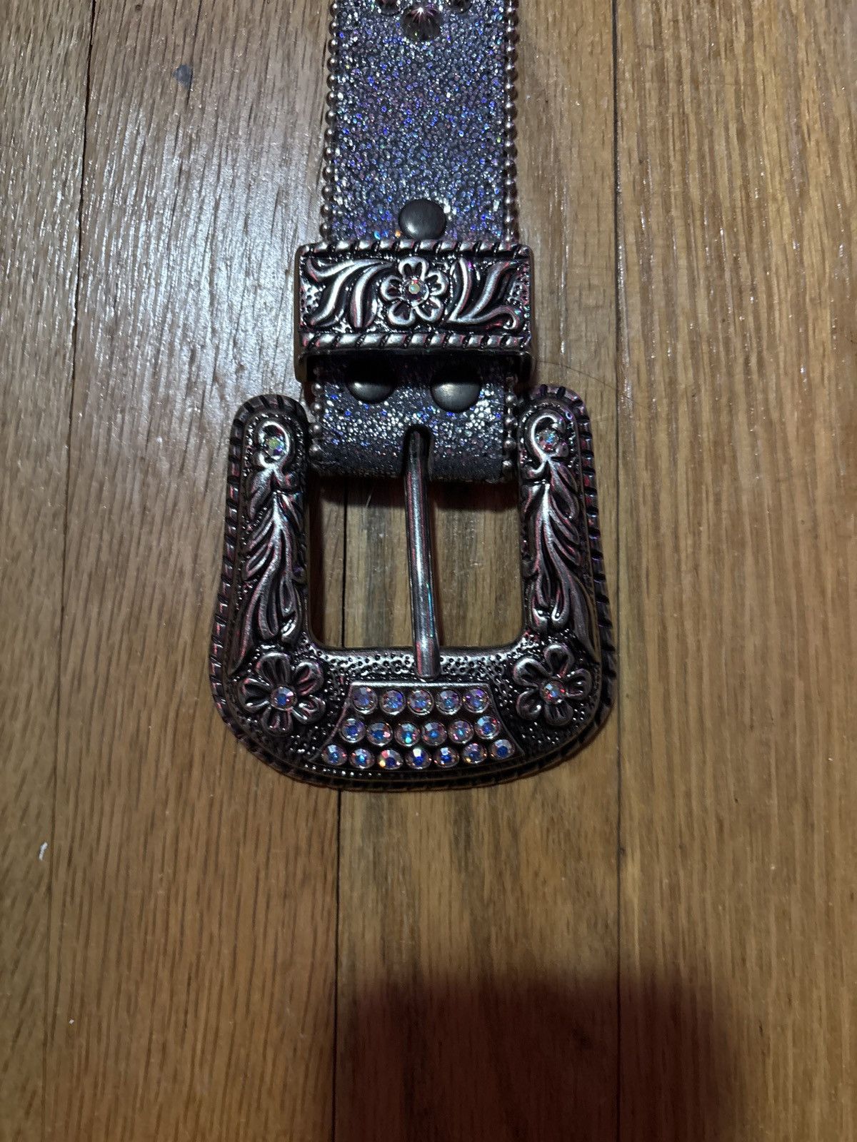 B.B. Simon B.B Simon Rhinestone Belt Size 32 - 3 Thumbnail