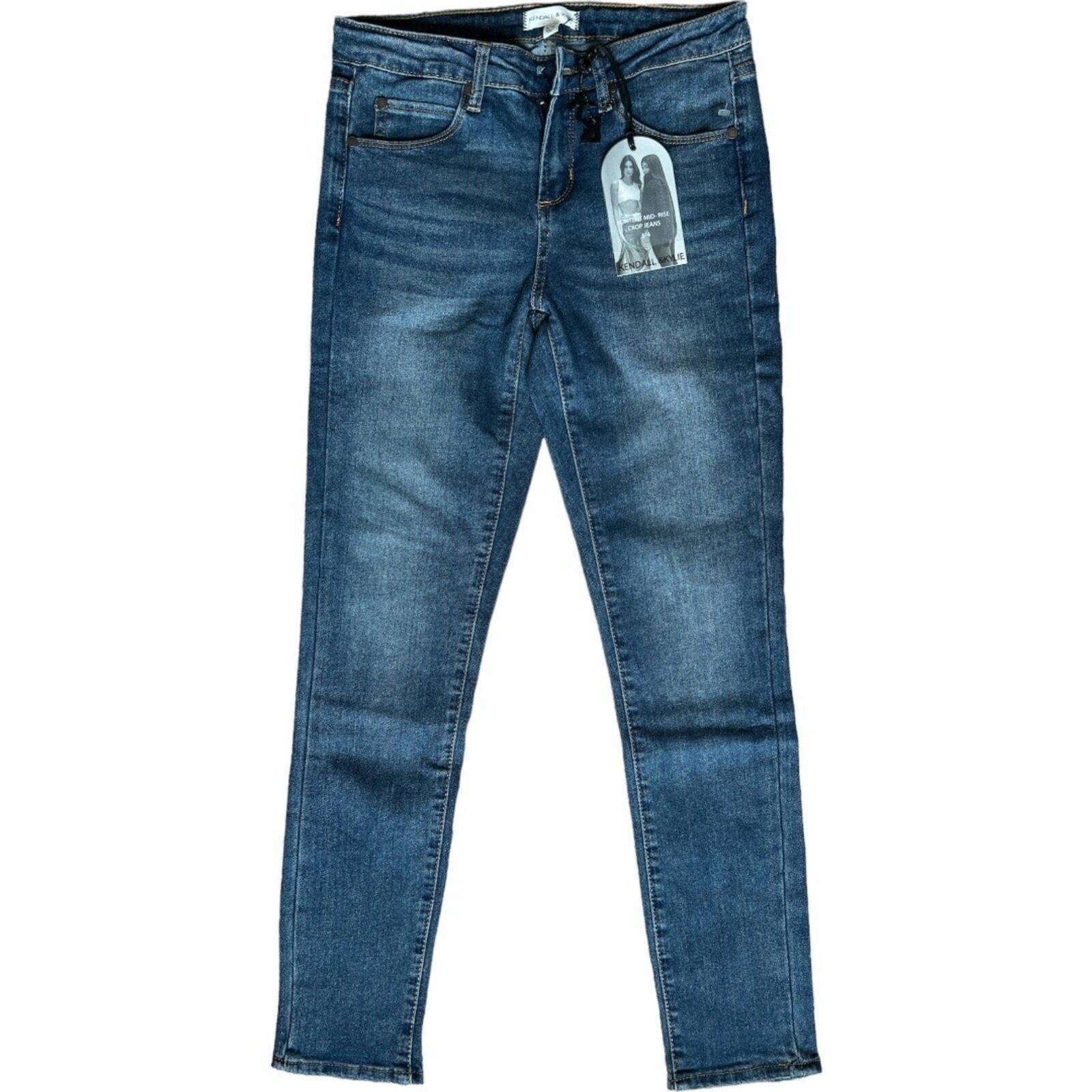 Kendall And Kylie Kendall & Kylie Laguna Beach Mid-Rise Crop Jeans, US27 Size 27" / US 4 / IT 40 - 2 Thumbnail