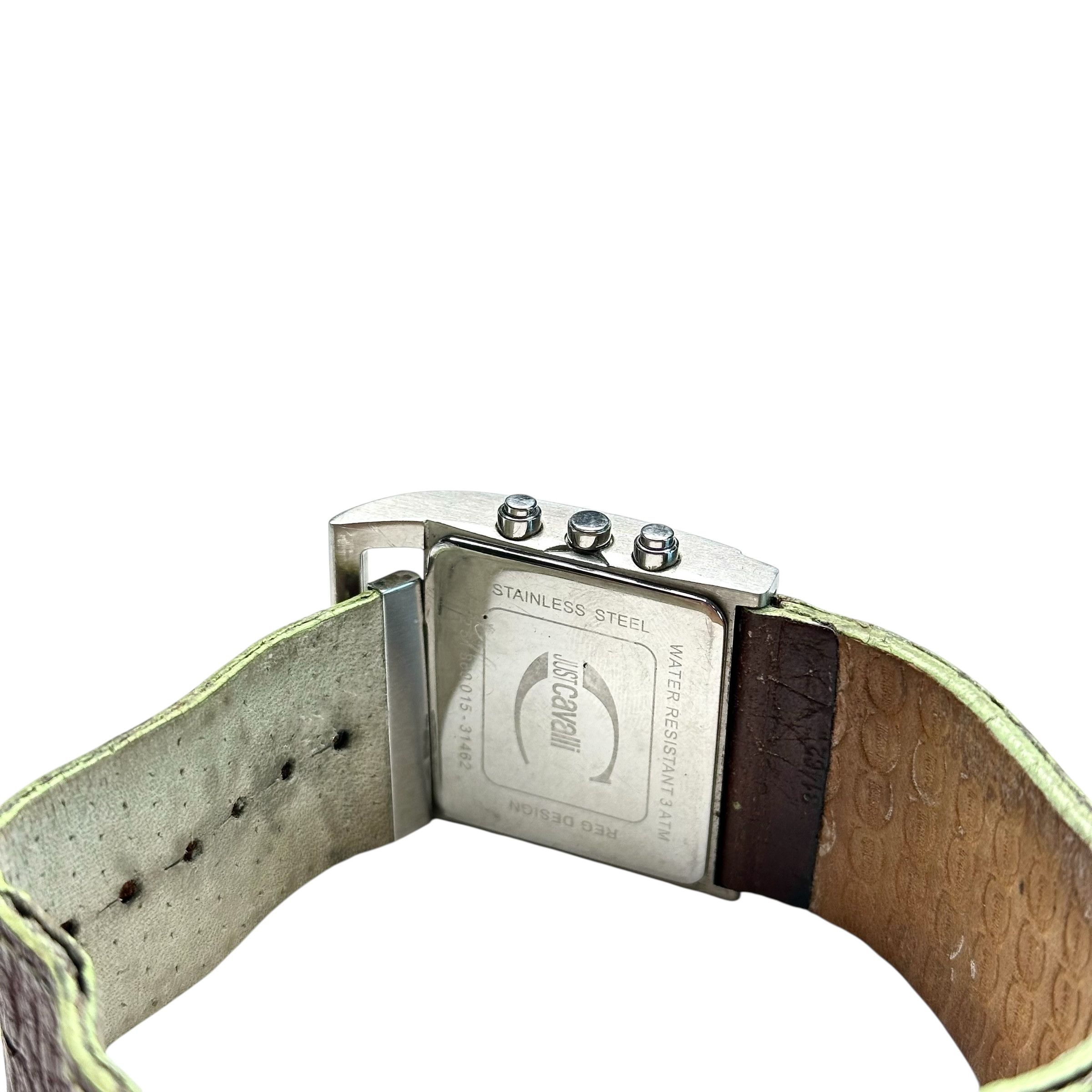 Roberto Cavalli Just Cavalli Monogram Square Watches Size ONE SIZE - 4 Thumbnail