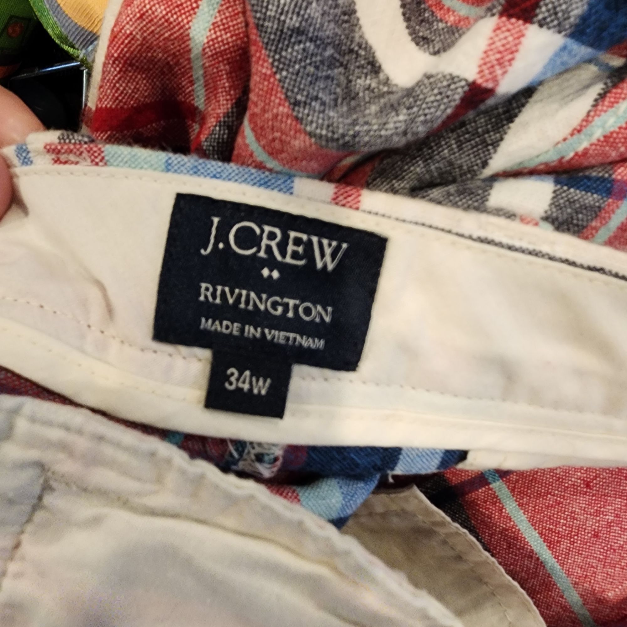 Other J Crew Rivington Plaid Shorts Waist Striped Checkered Outdoo Size US 34 / EU 50 - 3 Thumbnail