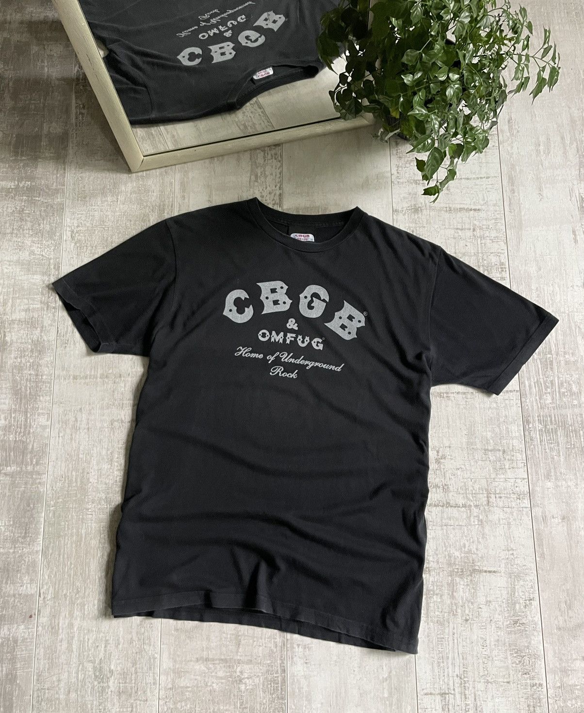 Band Tees × Vintage Vintage CBGB OMFUG 90’s T-Shirt Home Of Underground Rock Size US L / EU 52-54 / 3 - 1 Thumbnail