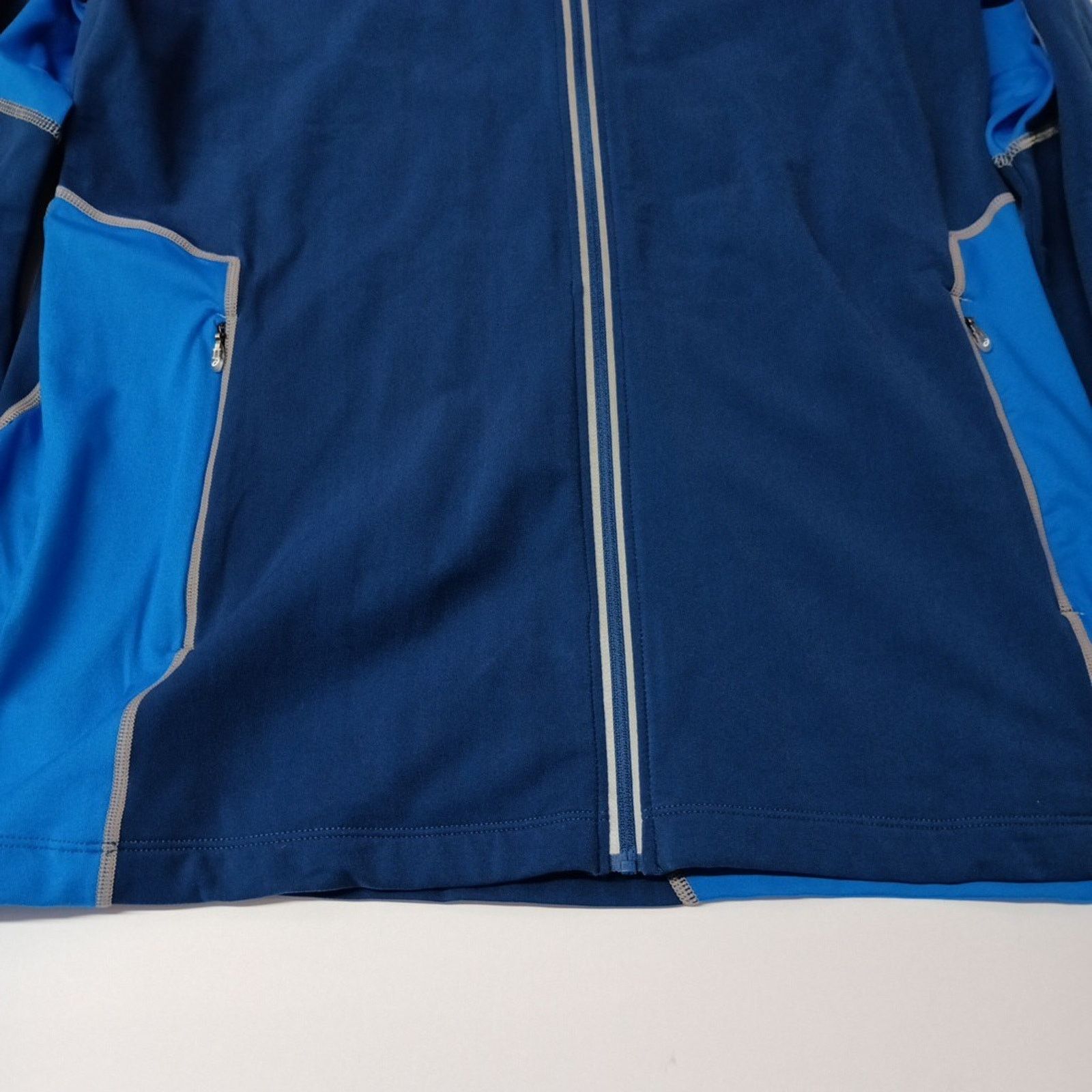 Asics ASICS Men's Run Lite Show Jacket Running Apparel Size M Blue Size US M / EU 48-50 / 2 - 2 Thumbnail