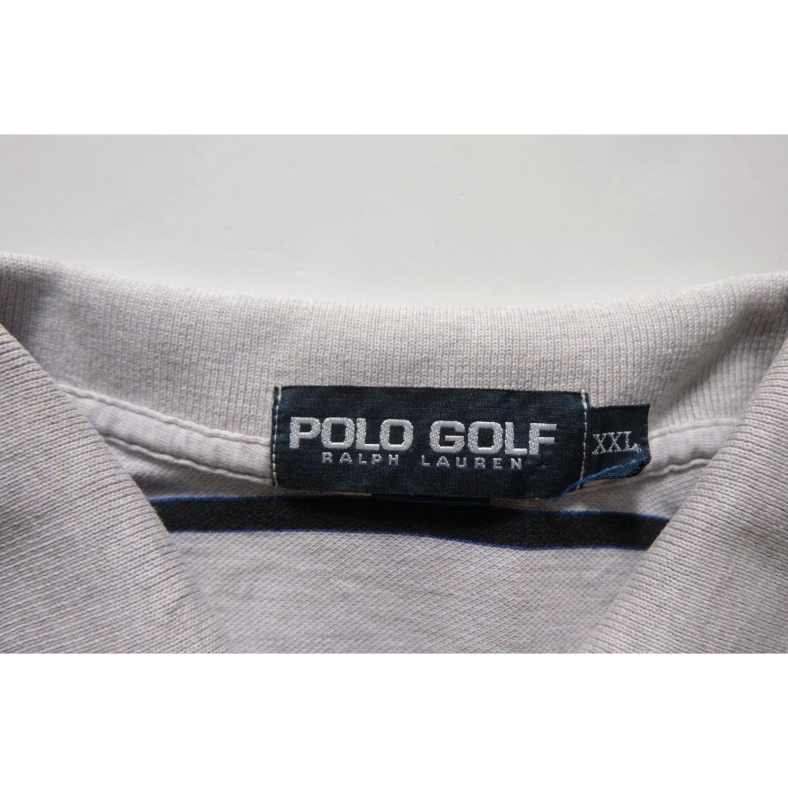 Ralph Lauren VINTAGE Ralph Lauren Polo Golf STRIPE GRAY COTTON LONG SLEEVE SHIRT 2XL Men’s / 90s / Y2K / Polo Golf / Casual / Regular Fit Size US XXL / EU 58 / 5 - 6 Thumbnail