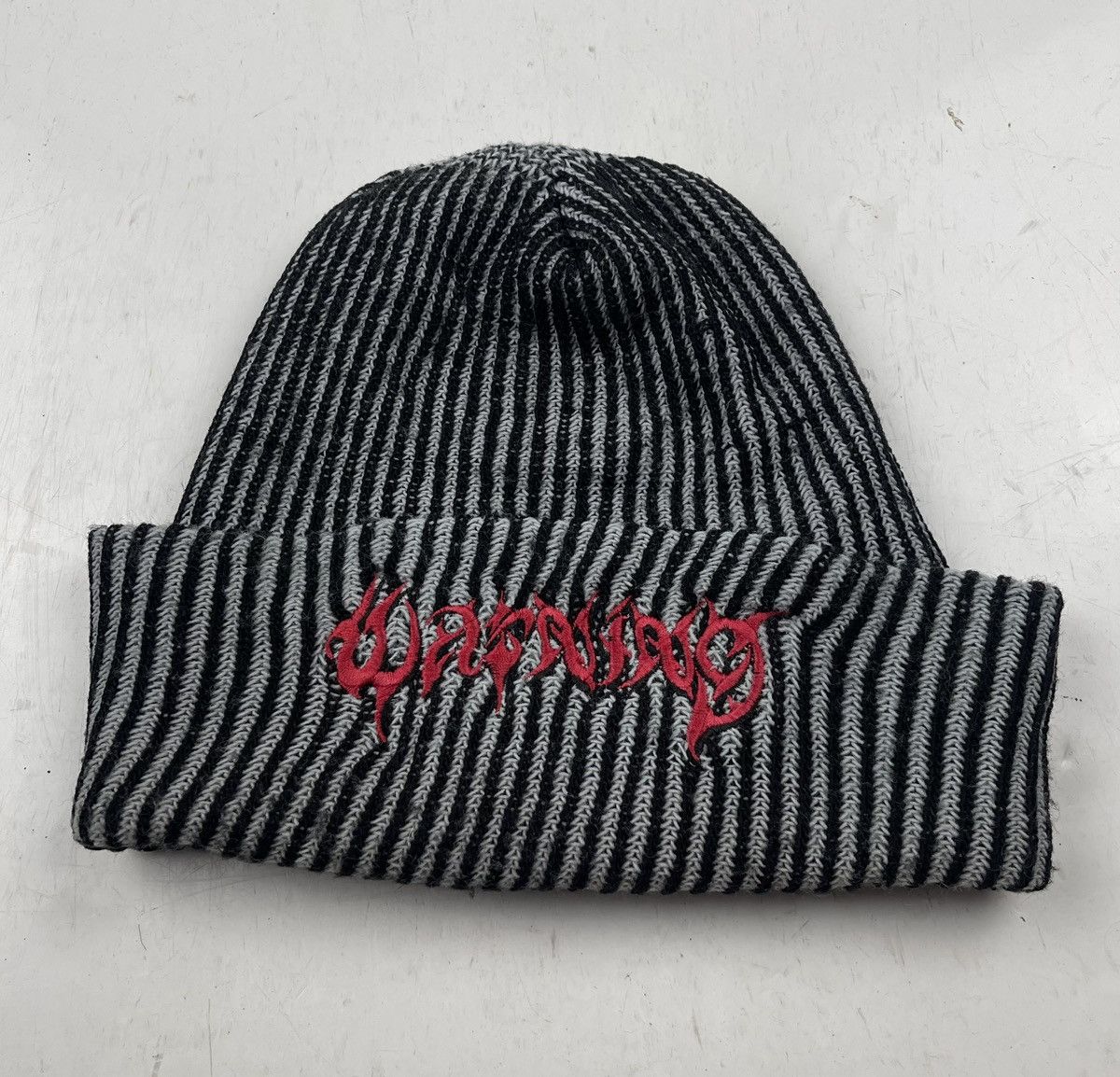 Japanese Brand rare design metal style beanie hat tc41 Size ONE SIZE - 2 Thumbnail