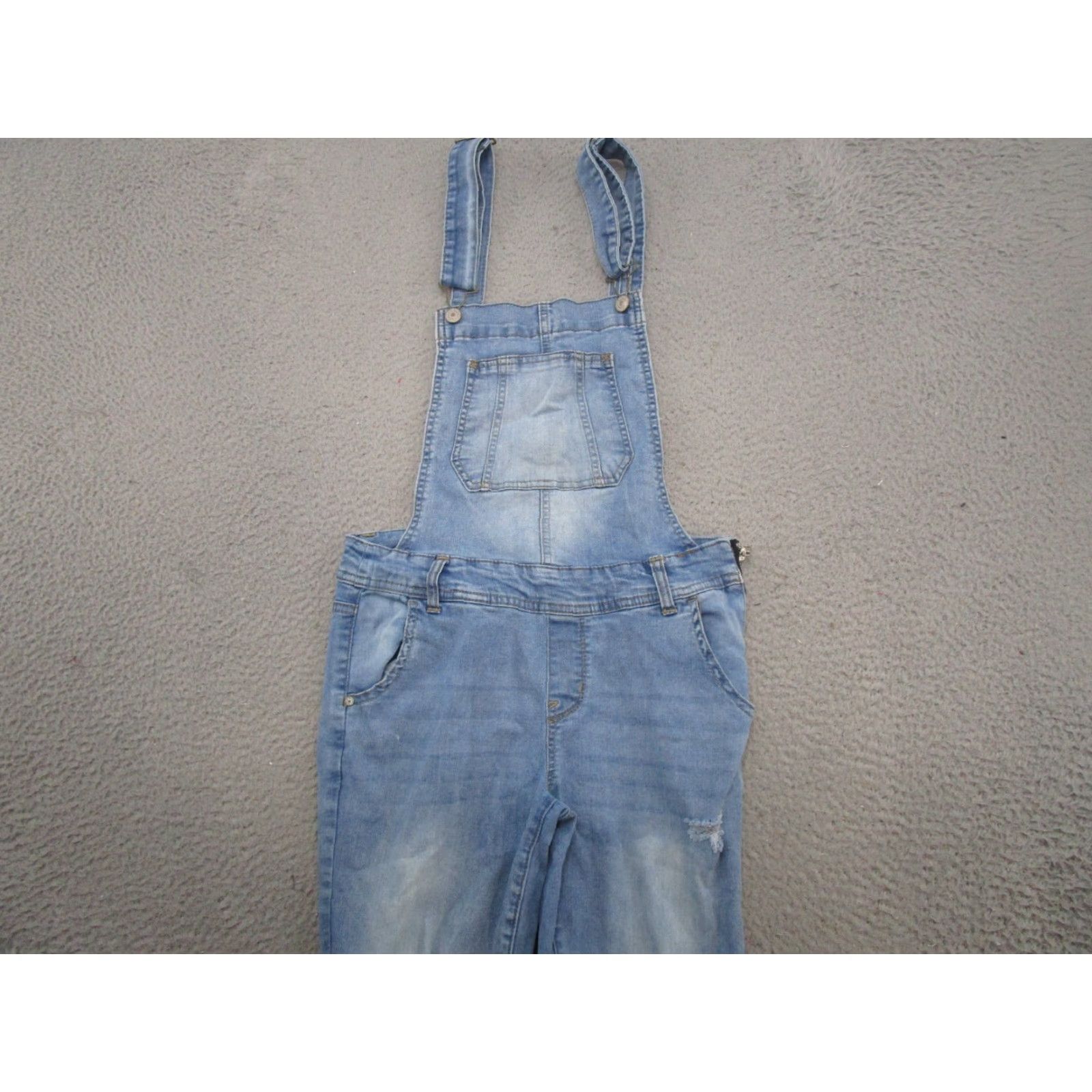 Vintage Wallflower Jeans Overalls Denim Bibs Jeans Wallflower Slim 90s Womens Blue Size S Stretch Pencil Pocket 5-Pocket Design Button Size 28" / US 6 / IT 42 - 3 Thumbnail