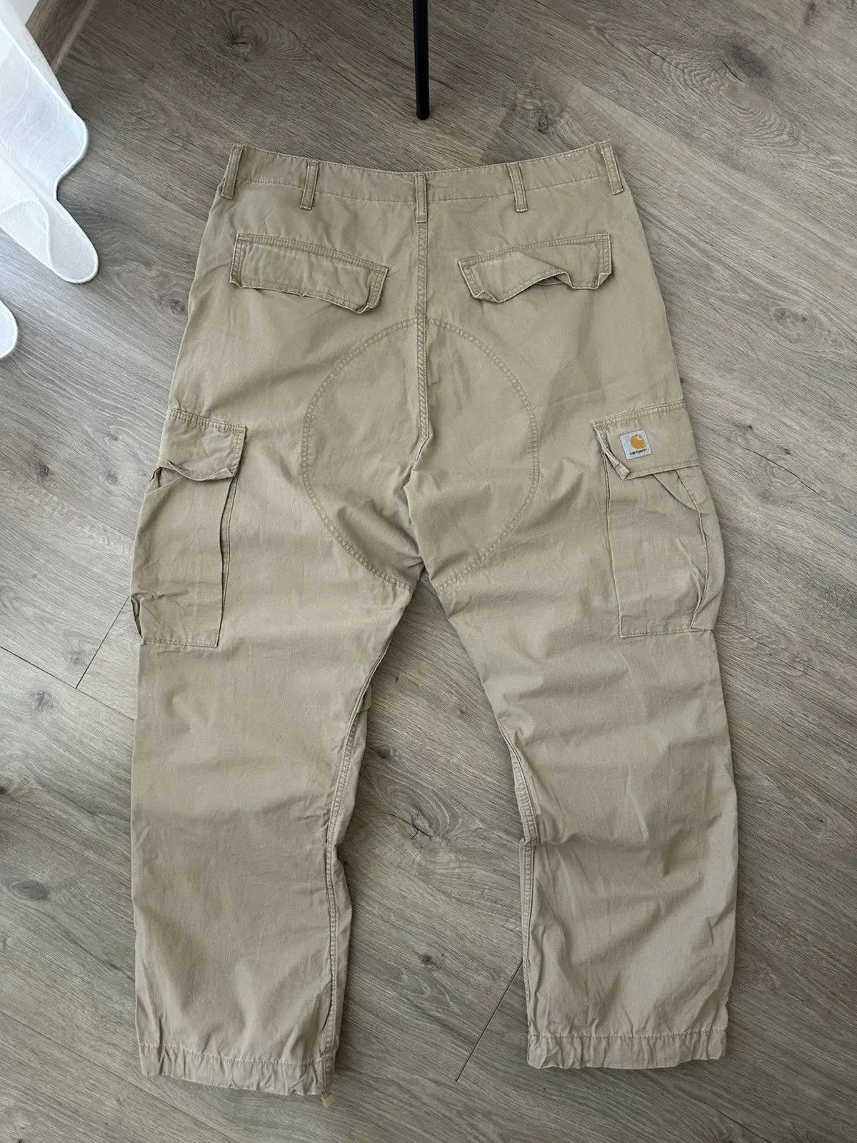 Carhartt Wip Vintage Carhartt Cargo Beige Baggy Pants Size US 36 / EU 52 - 1 Thumbnail