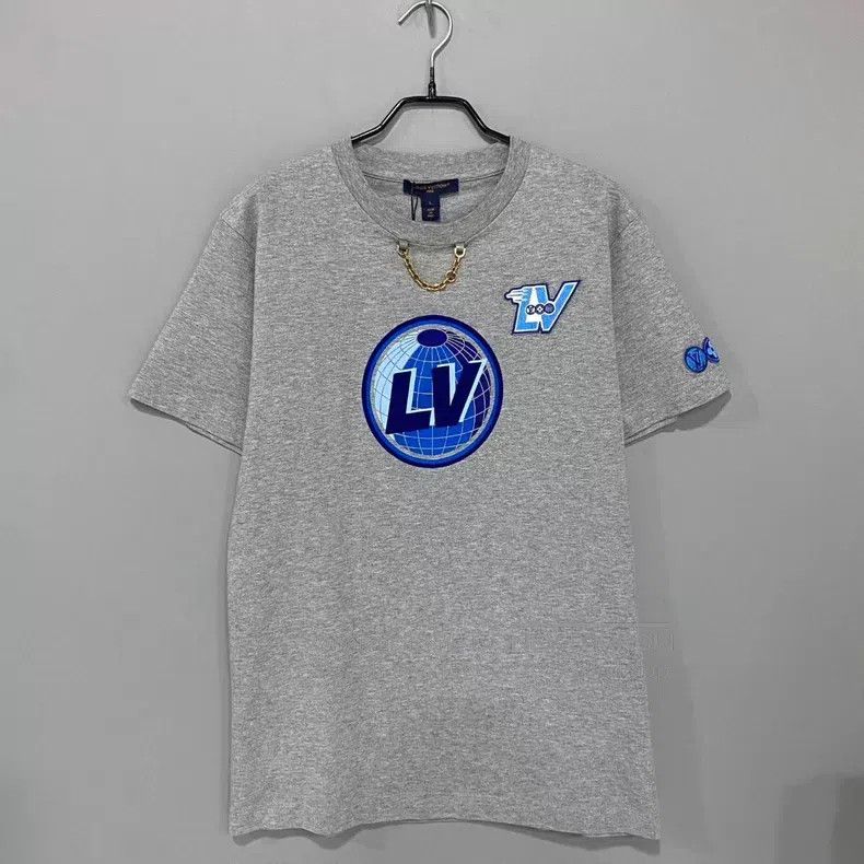 Louis Vuitton Louis Vuitton FW24 Embroidered Earth Short Sleeve Size US L / EU 52-54 / 3 - 1 Thumbnail