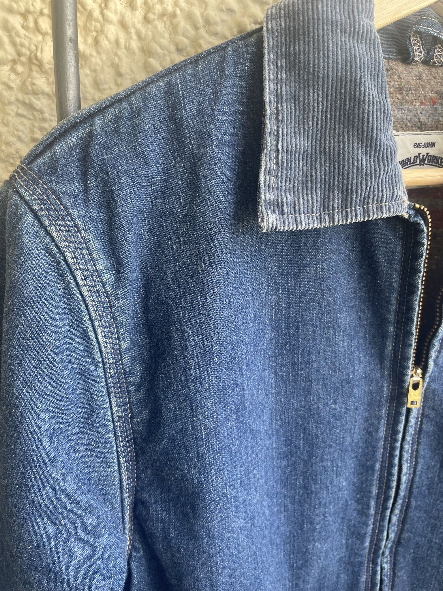 Big John Big John World Workers denim work chore jacket Size US S / EU 44-46 / 1 - 4 Thumbnail