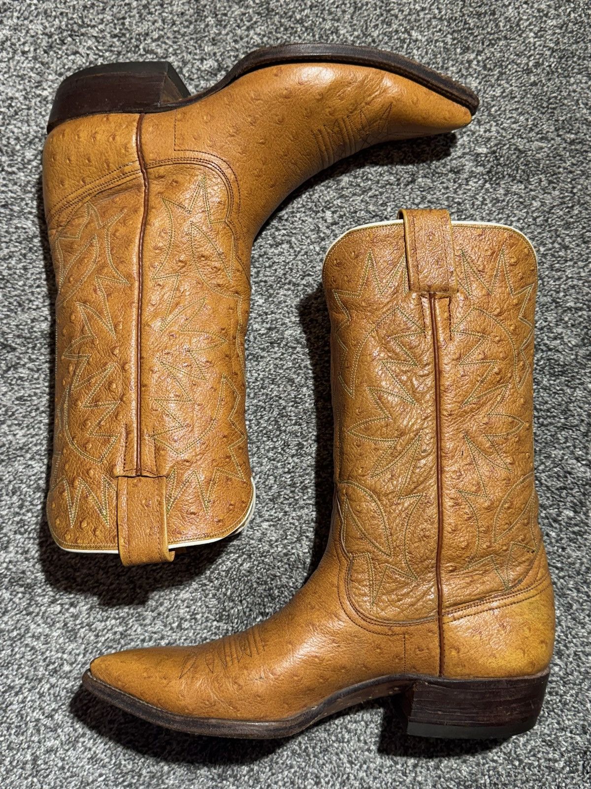 Nocona Boots Exotic Early 60s Nocona Men's Cowboy Boots Size 9B The Big O Size US 9 / EU 42 - 13 Thumbnail