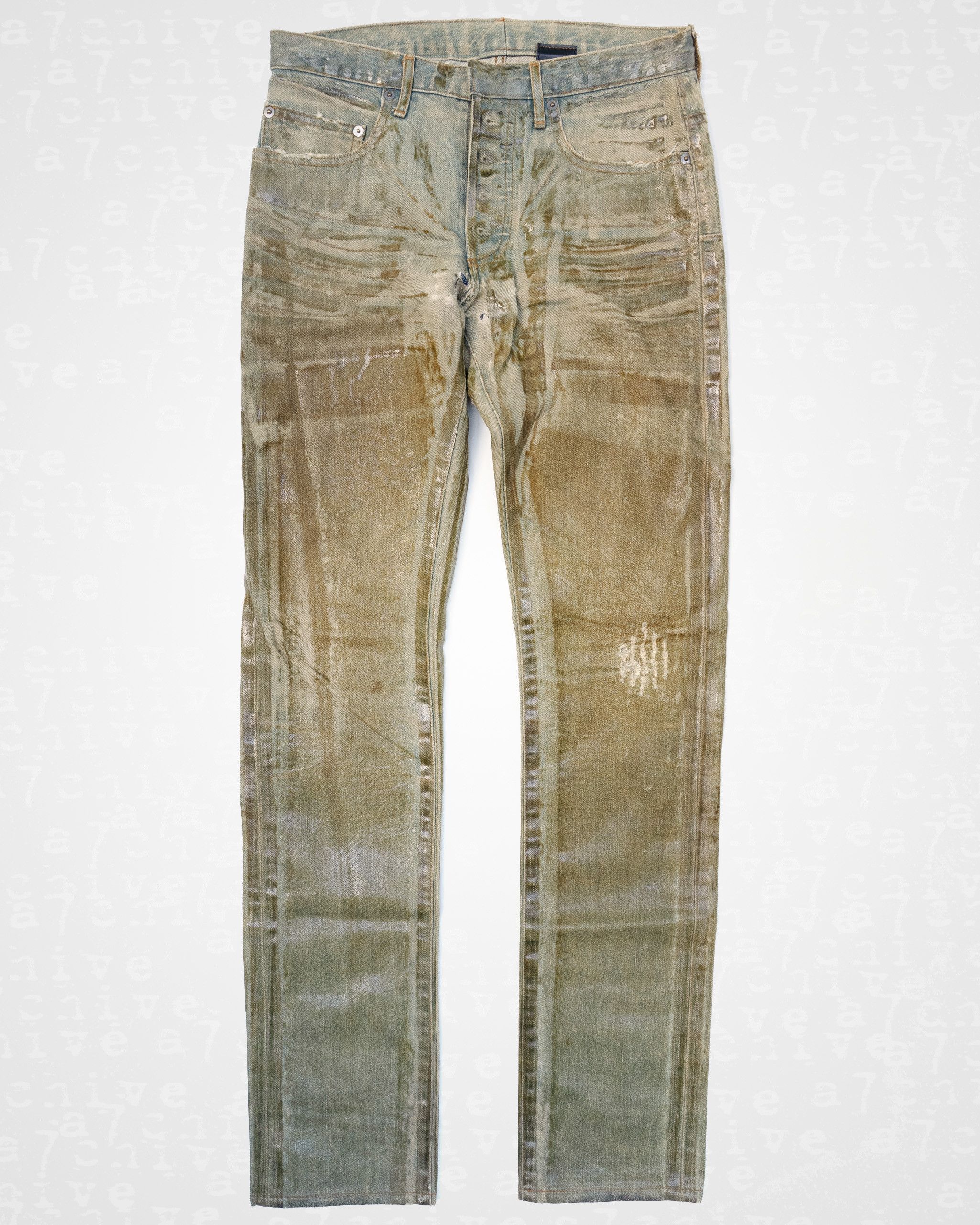 Dior × Hedi Slimane Dior Homme “Bleue Claire” Ice Wax Denim - S/S