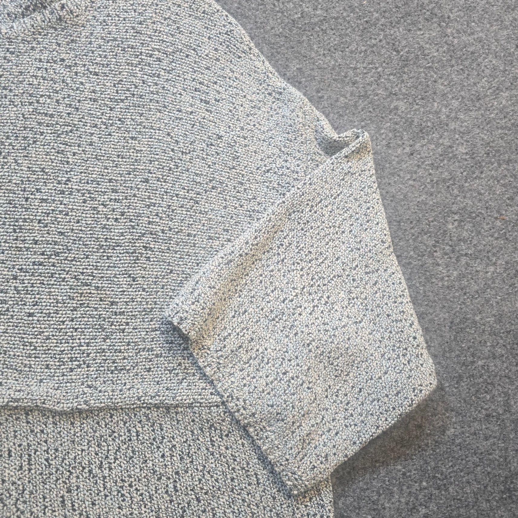 J. Jill J. Jill Sweater Womens Large Gray Kimono Sleeve Boxy Round Neck Casual Basic Pullover Knit Cotton Size L / US 10 / IT 46 - 4 Thumbnail