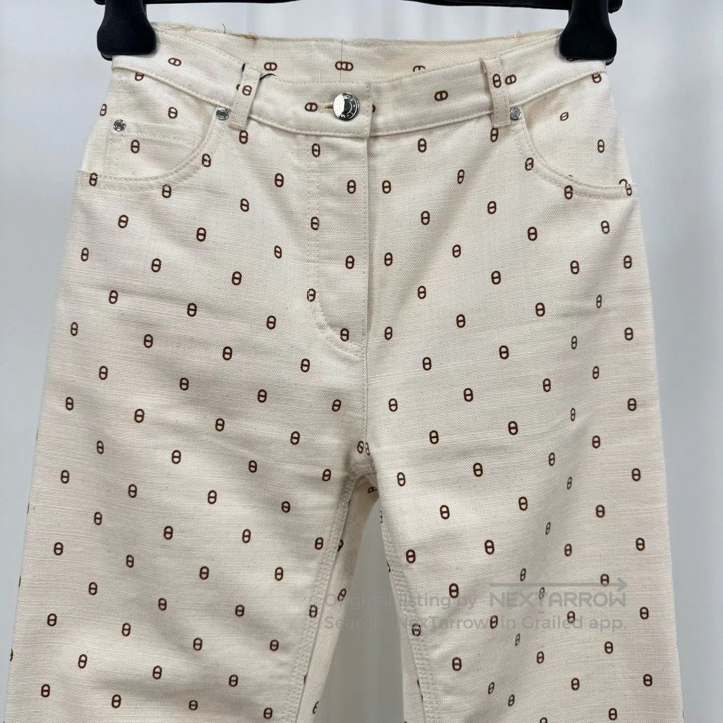 Hermes Hermes Pig Nose All-Over Print Jeans. Size US 34 / EU 50 - 3 Thumbnail