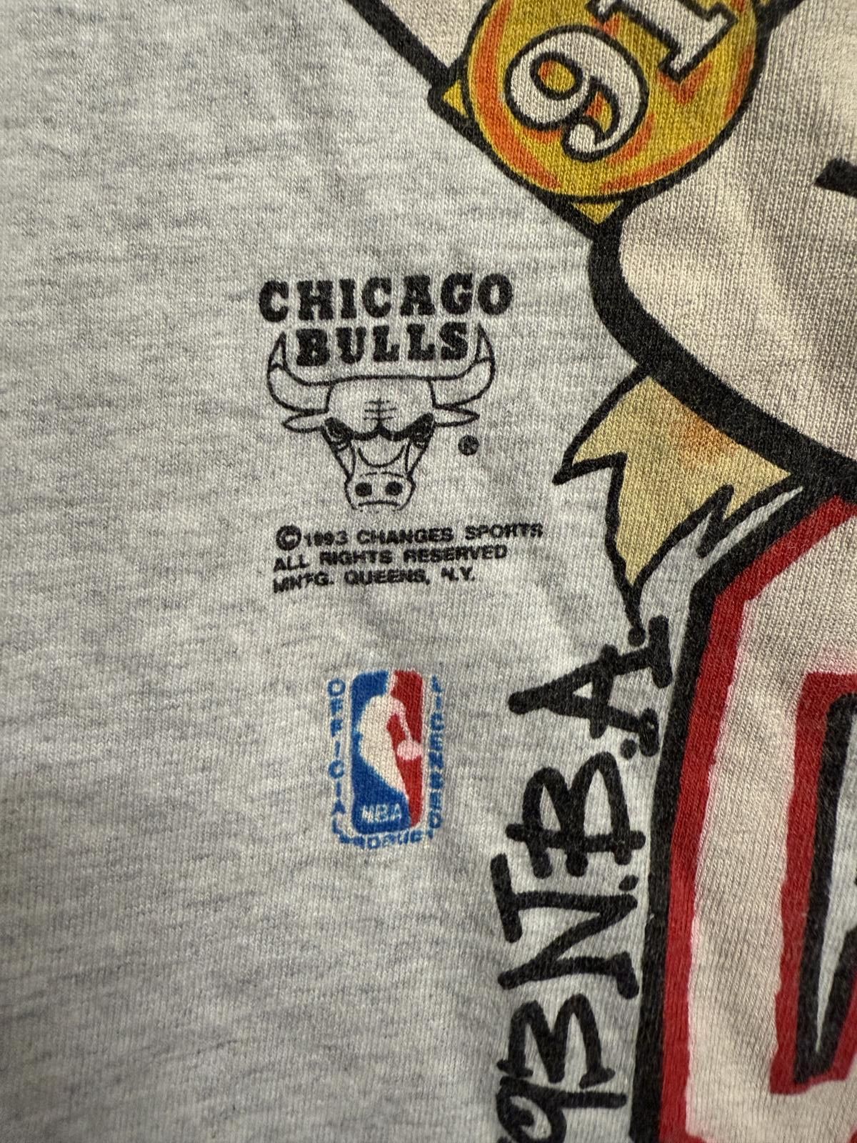 Changes VTG Chicago Bulls T-shirt 1993 NBA Finals Champs Tee -M Size US M / EU 48-50 / 2 - 4 Thumbnail