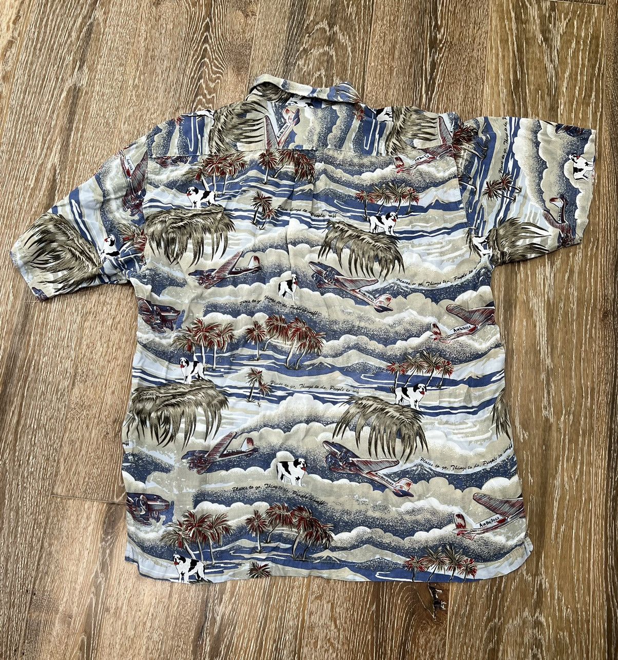 Big Dogs Vintage Big Dogs Hawaiian Rayon Resort Button Up Shirt Size US M / EU 48-50 / 2 - 2 Thumbnail