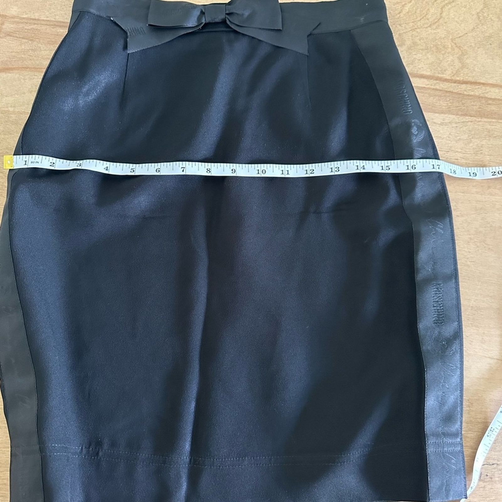 Moschino Vintage Moschino! Black pencil skirt - 6 Size 27" / US 4 / IT 40 - 11 Thumbnail