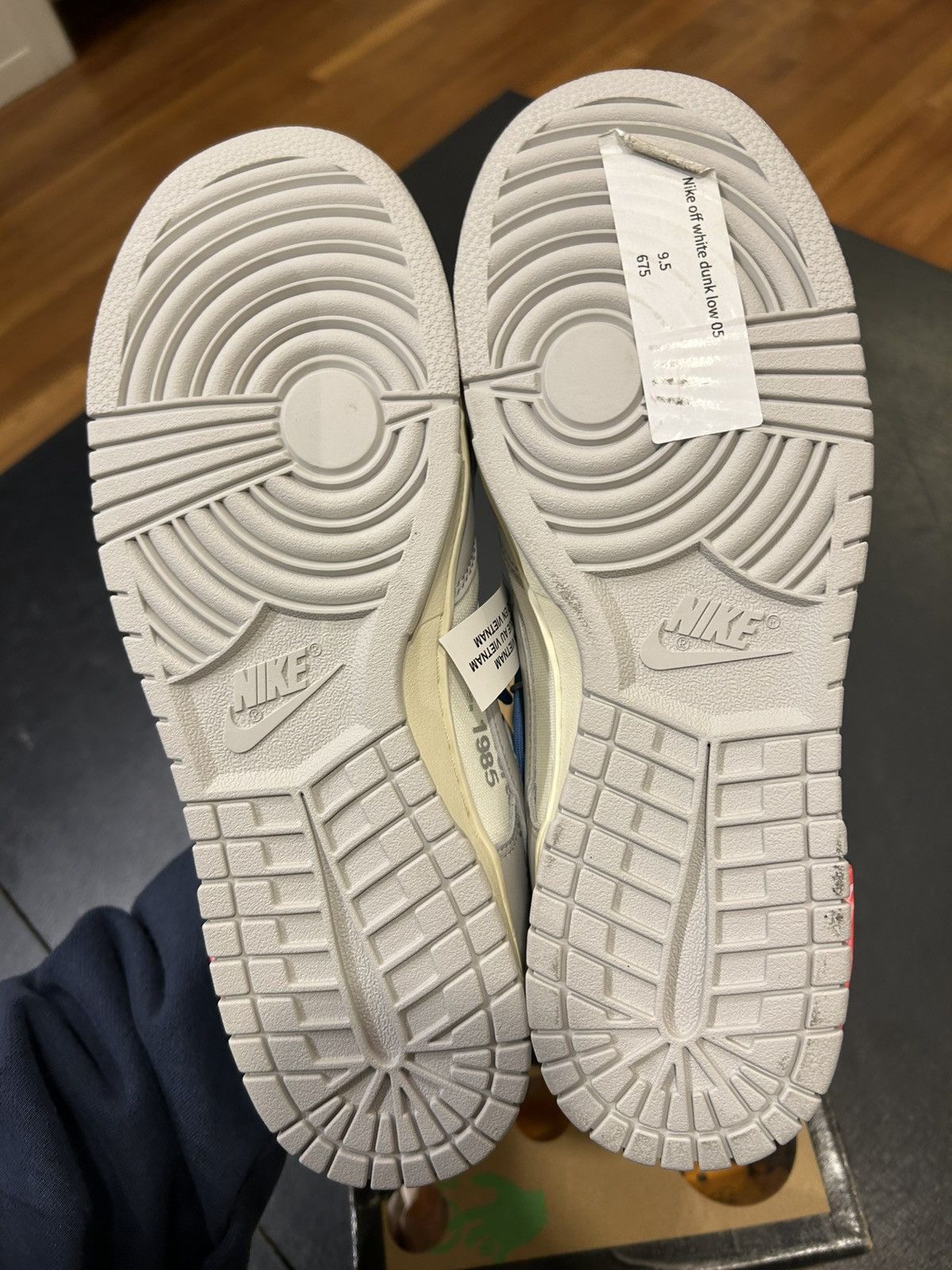 Nike Nike Dunk Low ‘Off-White Lot 5’ Size US 9.5 / EU 42-43 - 5 Thumbnail