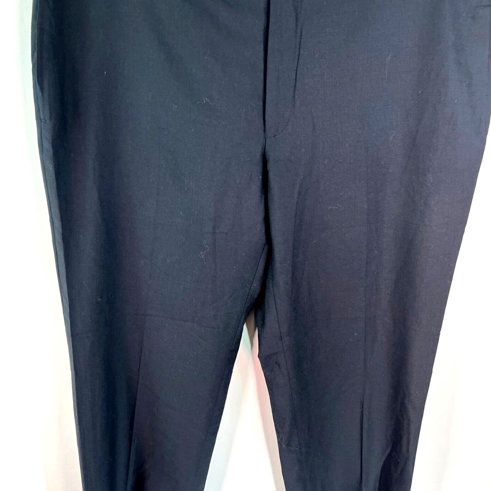 Ralph Lauren Ralph Lauren Mens Dress Pants Black Wool Flat Front Casual Size 40X26 Size US 40 / EU 56 - 3 Thumbnail