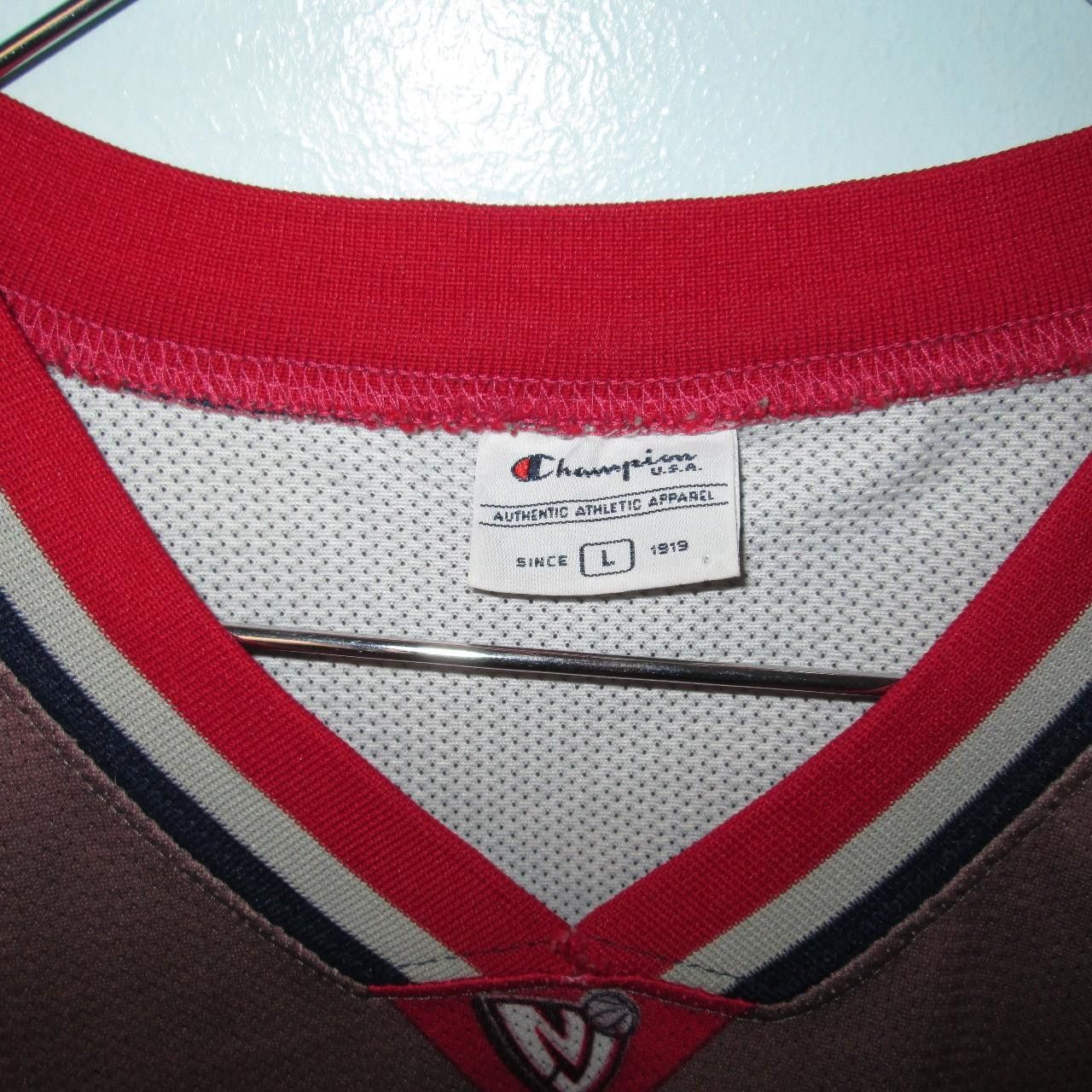 Champion New Jersey USA 90s Jersey Shirt basketball Size US L / EU 52-54 / 3 - 4 Thumbnail