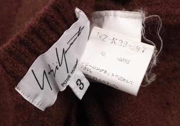 Yohji Yamamoto Yohji Yamamoto pour homme Wool Striped Knit Size US L / EU 52-54 / 3 - 6 Thumbnail