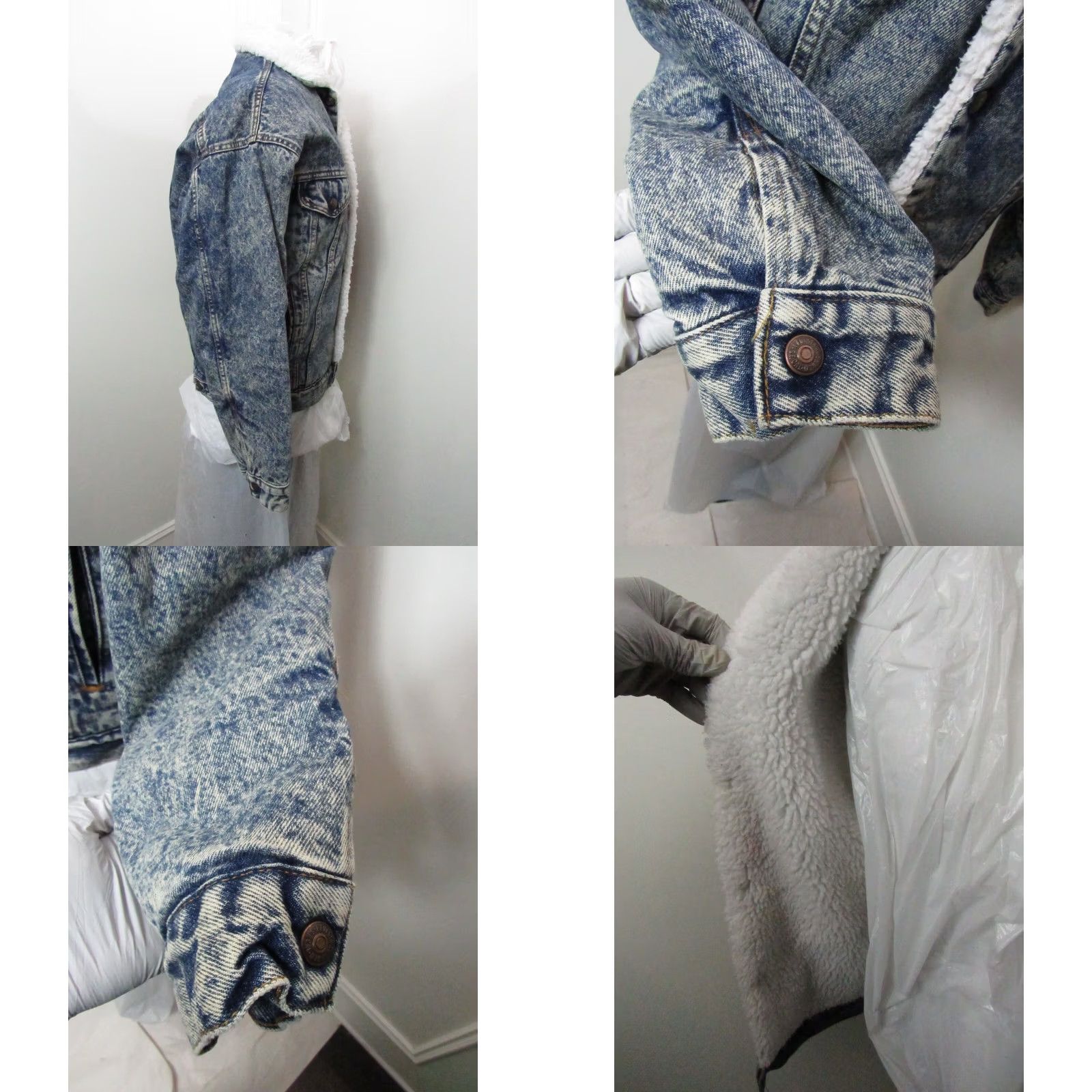 Levi's VINTAGE Levi's San Francisco Sherpa Denim Trucker Jacket USA Sz Small Size US S / EU 44-46 / 1 - 8 Thumbnail