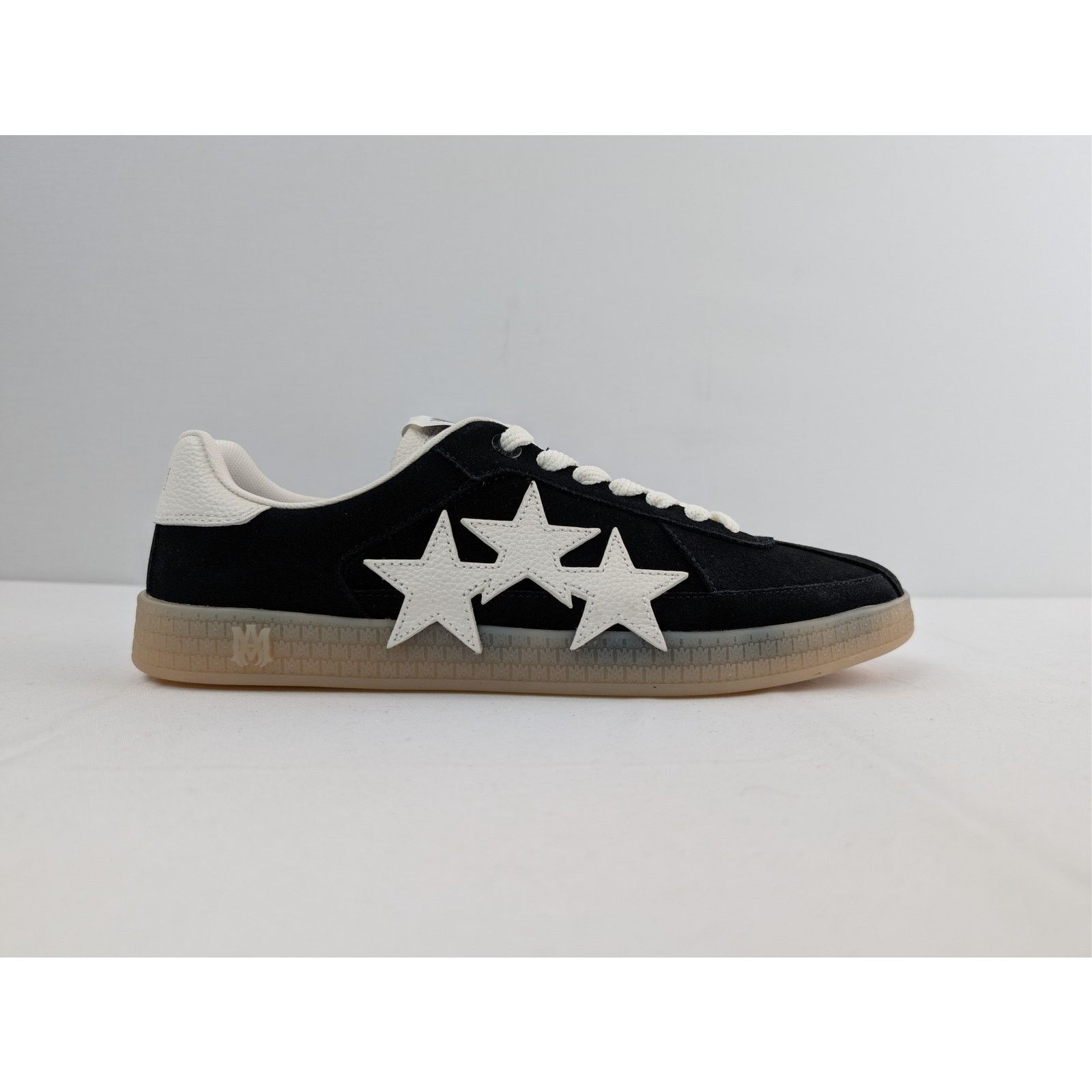 Amiri o1rshd1 Suede Pacific Sneakers in Black Size US 11 / EU 44 - 4 Thumbnail