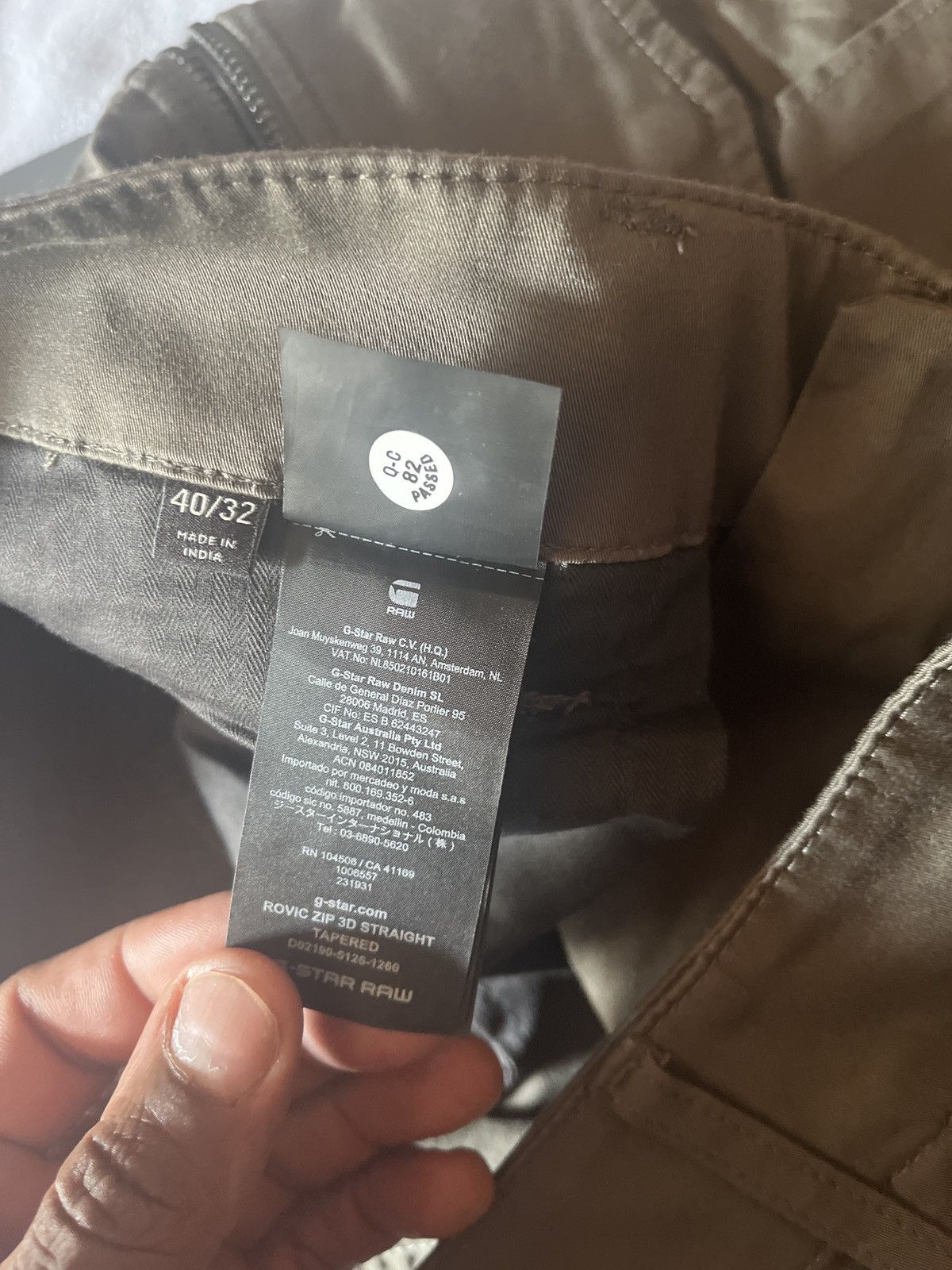 G-Star G Star Raw Grey Cargo Pants 40x32 Size US 40 / EU 56 - 6 Thumbnail