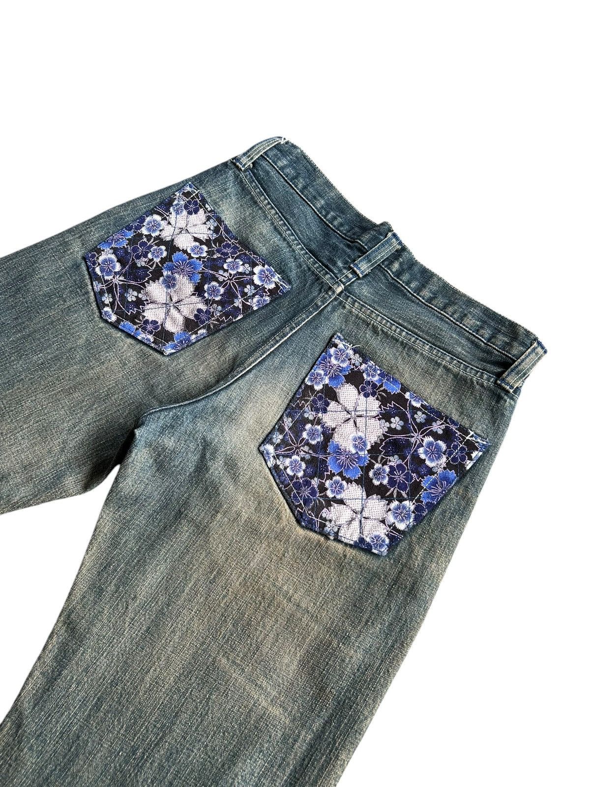 Japanese Brand × Kapital × Vintage RUSTY JAPANESE BRAND KYOTO DENIM JEANS RARE Size US 29 - 7 Thumbnail