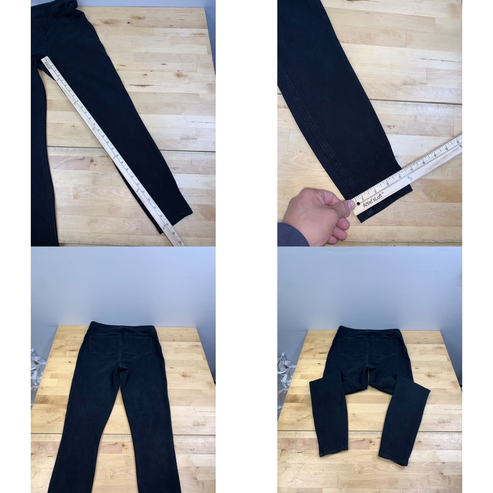 Spanx Spanx Leggings Women L Black Ankle Shaping Stretch Casual Size 36" / US 14 / IT 50 - 8 Thumbnail