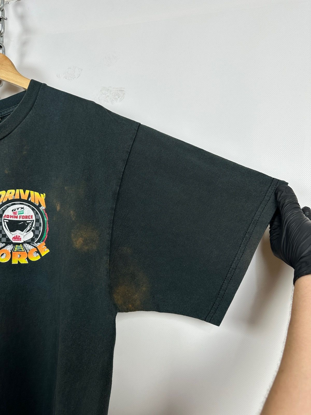 NASCAR Vintage NASCAR John Force Ford Castrol GTX NHRA T-Shirt Size US XL / EU 56 / 4 - 19 Thumbnail