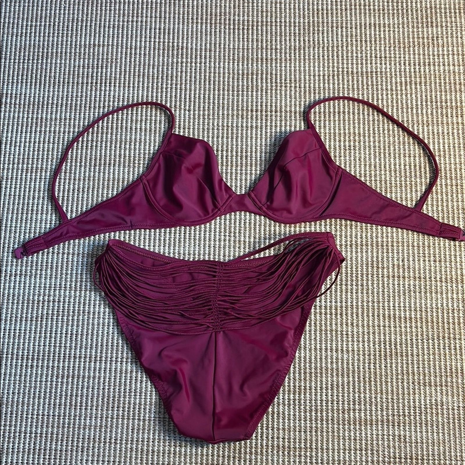 La Perla La Perla Pink Bikini Set Swimwear Size S Size ONE SIZE - 1 Thumbnail
