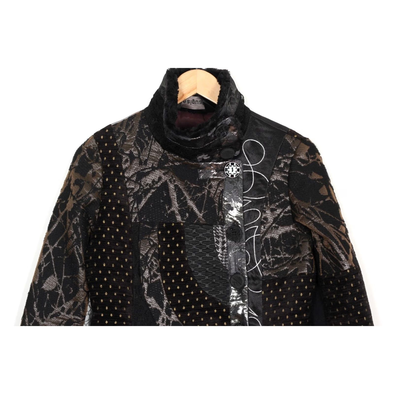 Desigual DESIGUAL Coat Jacket Women 38 Multicoloured Logo 06E2924 MJ6489 Coat Size XS / US 0-2 / IT 36-38 - 5 Thumbnail