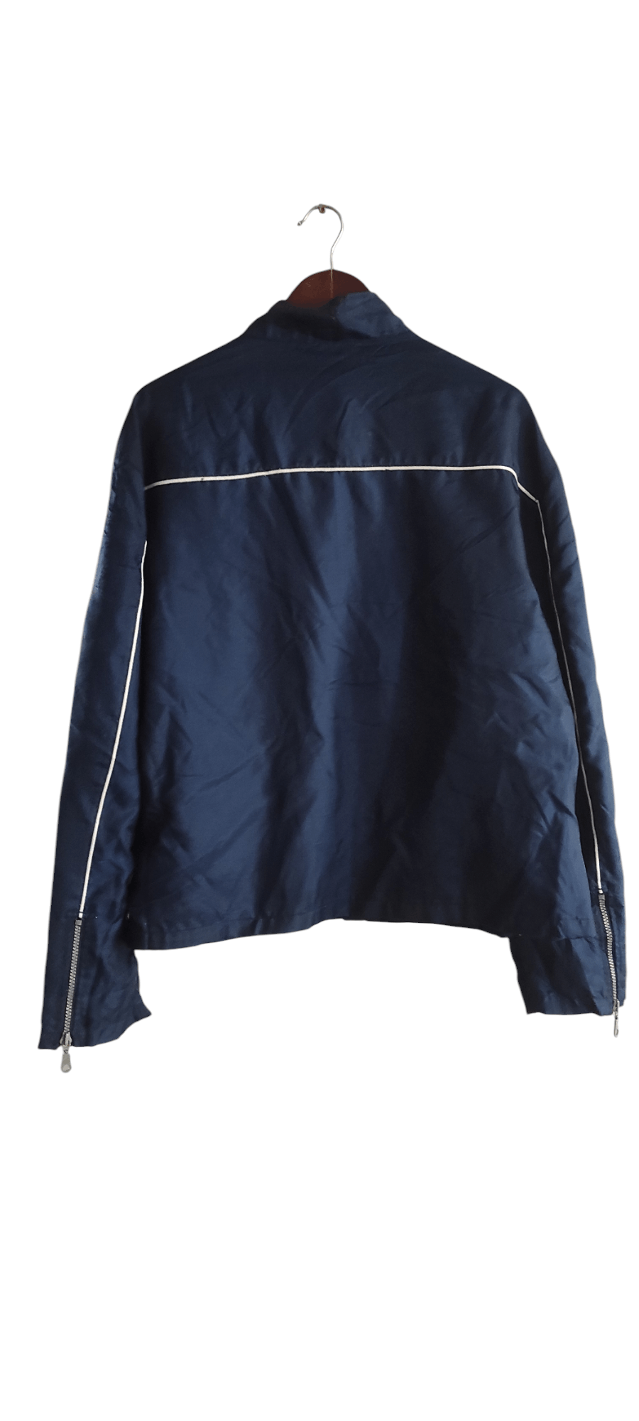 Energie × Vintage Vintage Energie Motorcycle Racing Navy Biker Jacket 90s y2k Size US XL / EU 56 / 4 - 3 Thumbnail