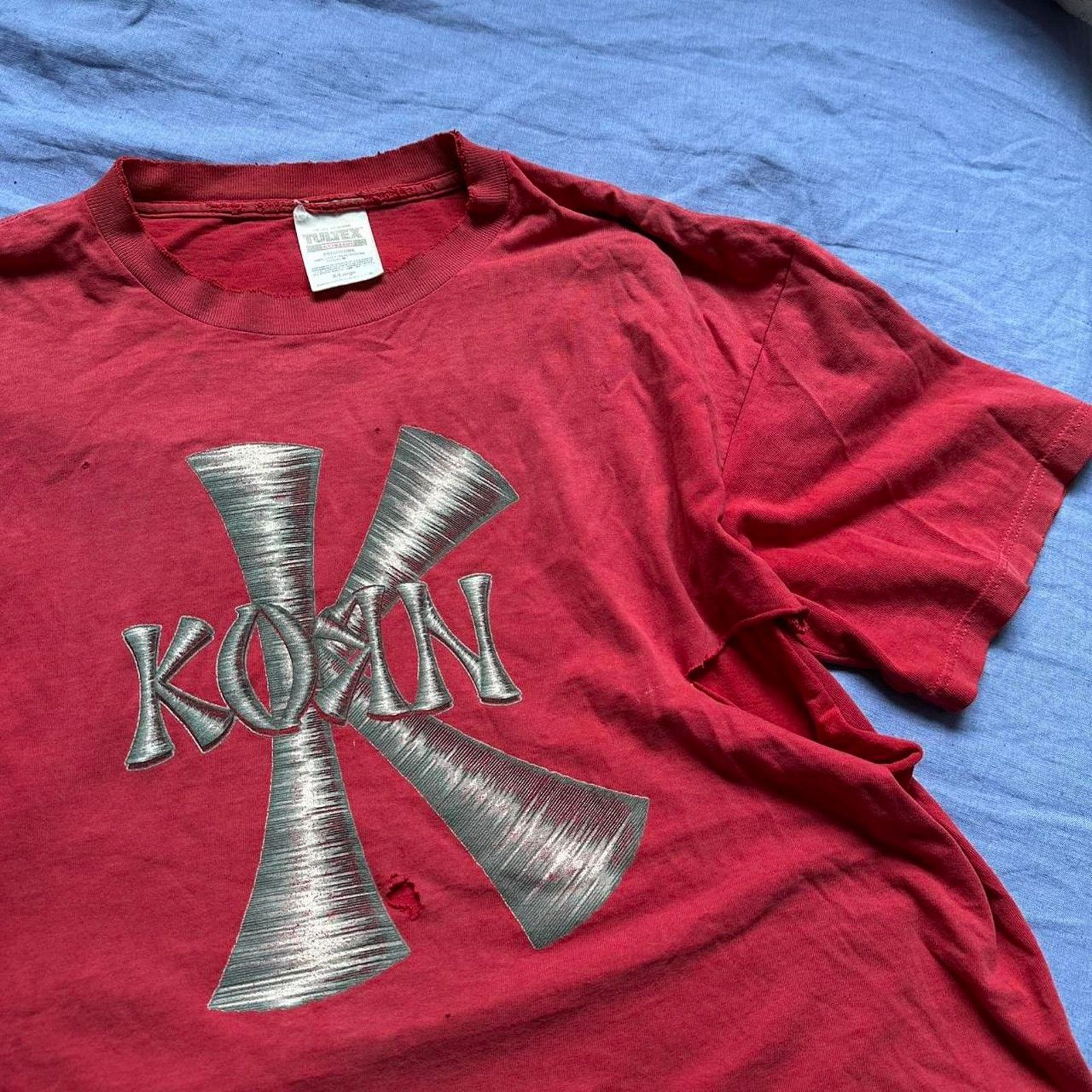 Band Tees × Tultex × Vintage Rare vintage 00s 90s korn shirt Size US XL / EU 56 / 4 - 6 Thumbnail