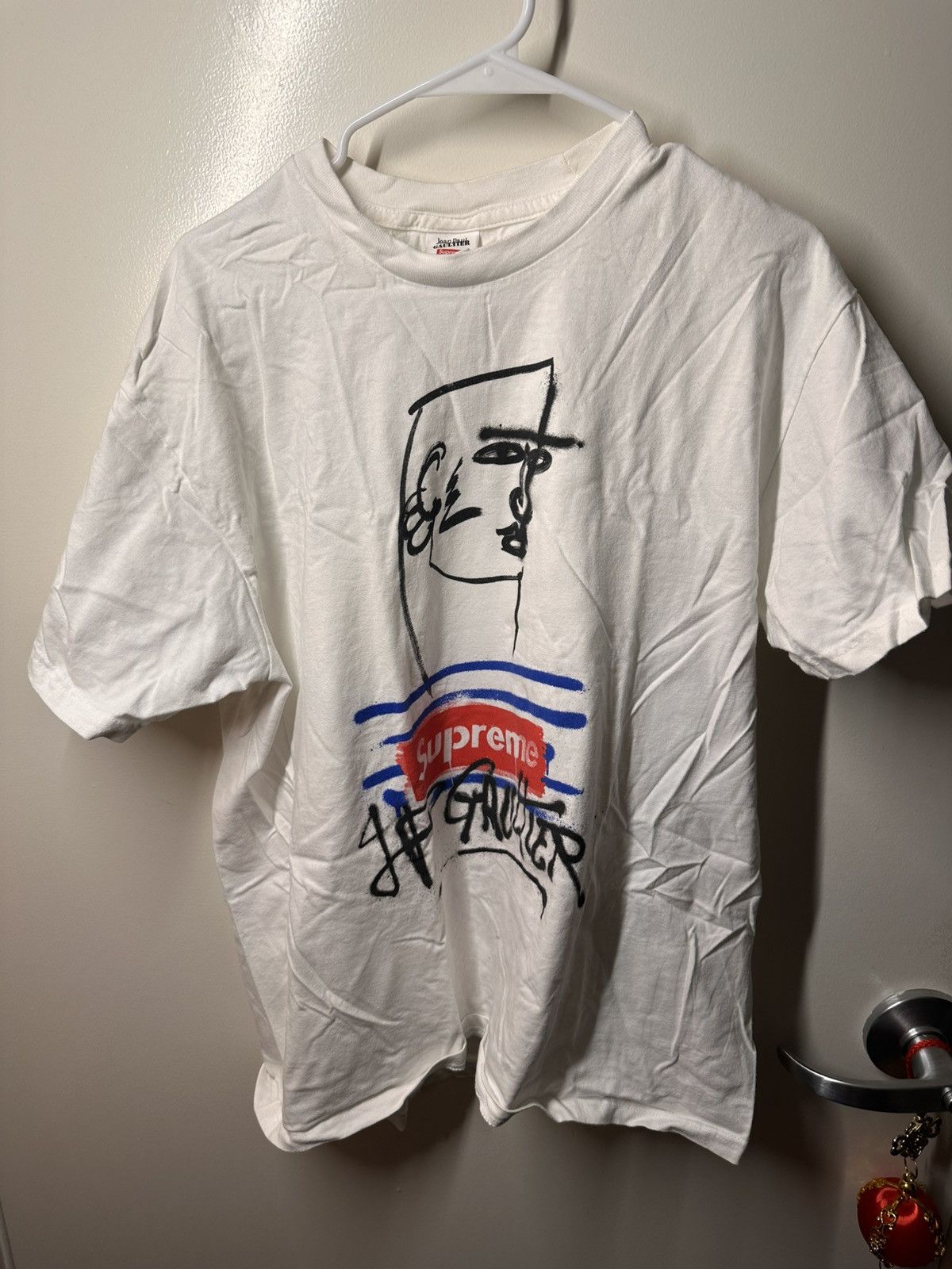 トップス Supreme Jean Paul Gaultier Tee Supreme Jean Paul Gaultier Tee Black Men's - SS19 - US