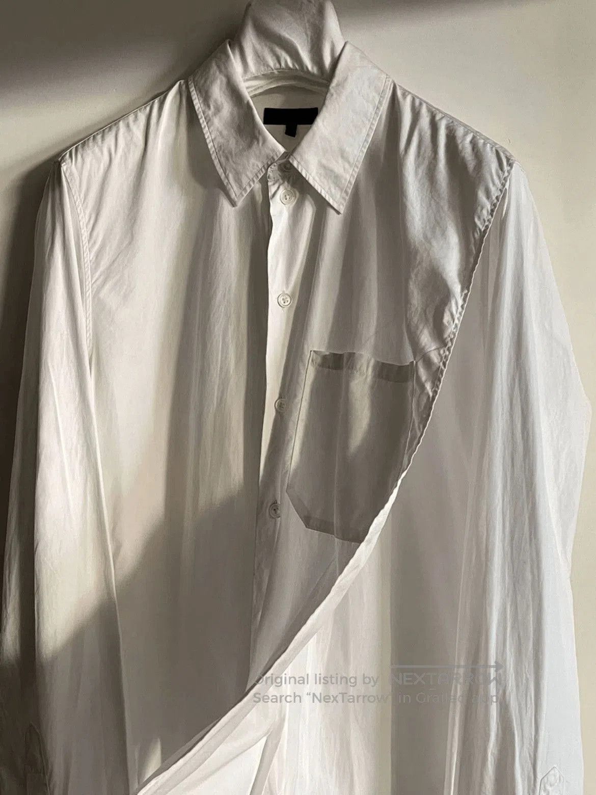 Ann Demeulemeester Ann Demeuleester Unevenness Shirt. Size US L / EU 52-54 / 3 - 5 Thumbnail