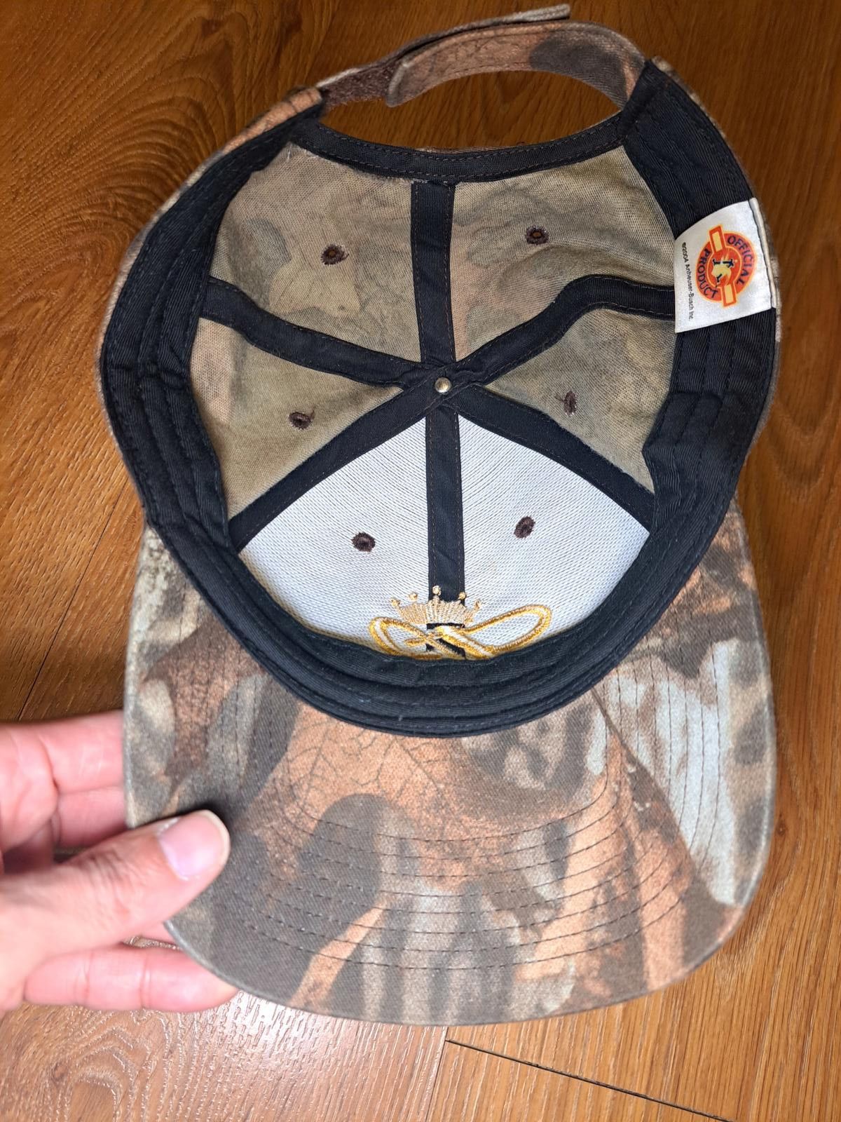 Budweiser Budweiser Advantage Timber Camo Baseball Hat Cap Cotton Size ONE SIZE - 5 Thumbnail