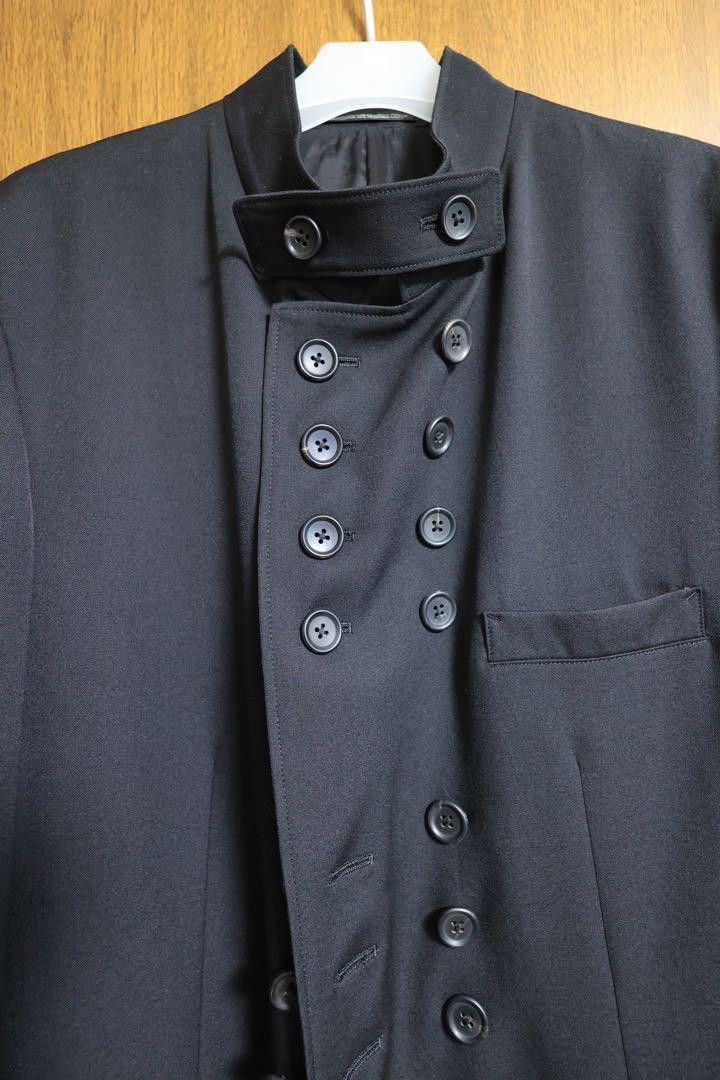 Yohji Yamamoto Pour Homme 24aw WOOL GABARDINE STAND 20B JACKET Size US M / EU 48-50 / 2 - 2 Thumbnail