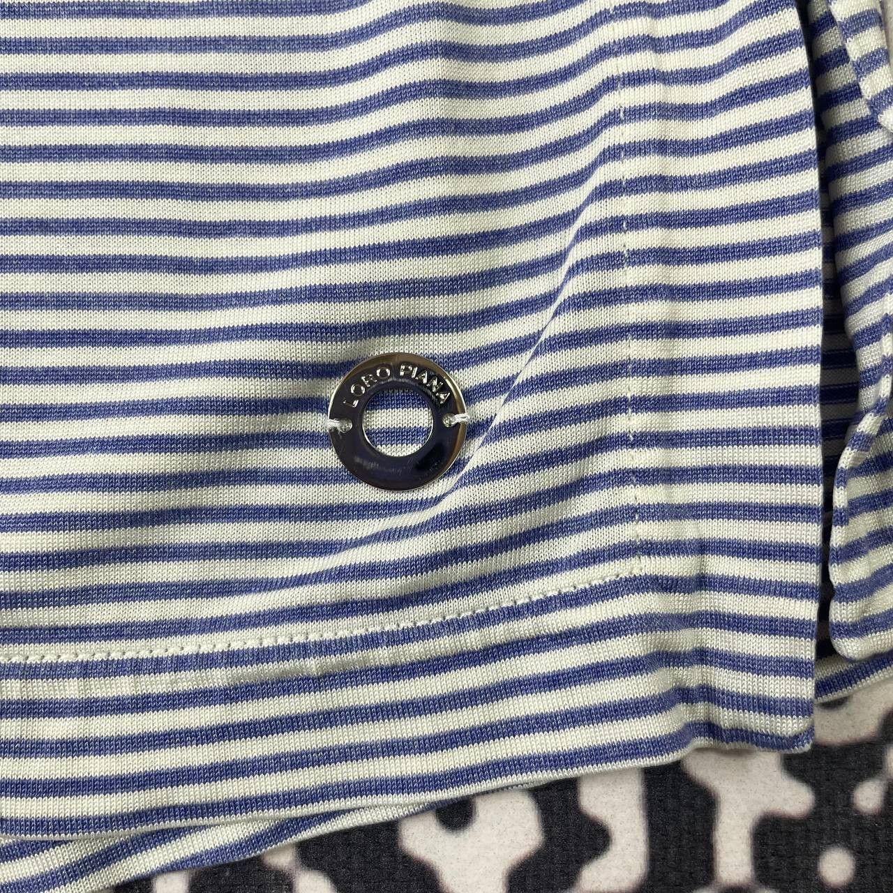 Loro Piana Luxury Stripped Retro Style T-shirt