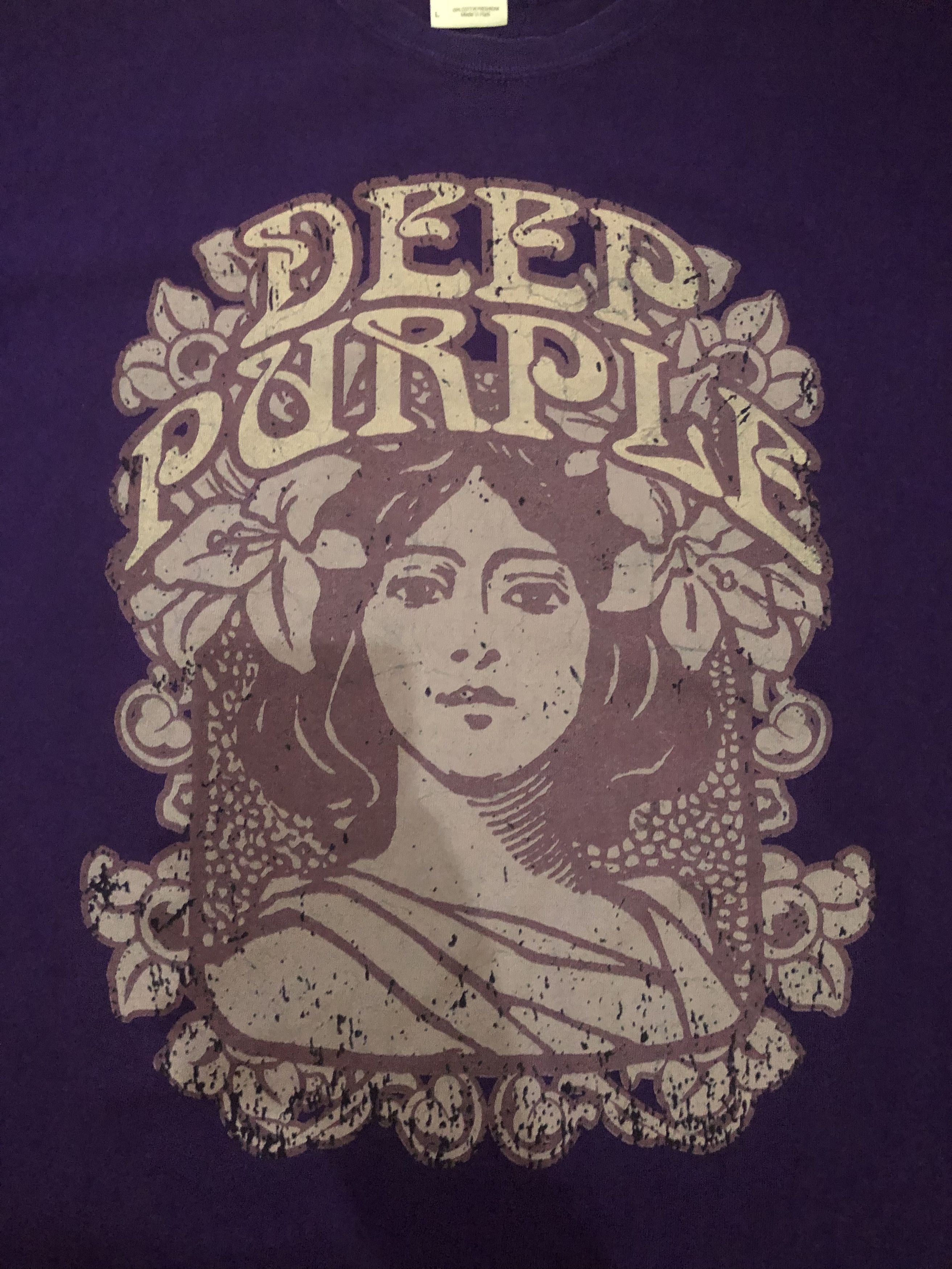 Vintage Deep Purple Rock Band T-shirt Size US L / EU 52-54 / 3 - 1 Thumbnail