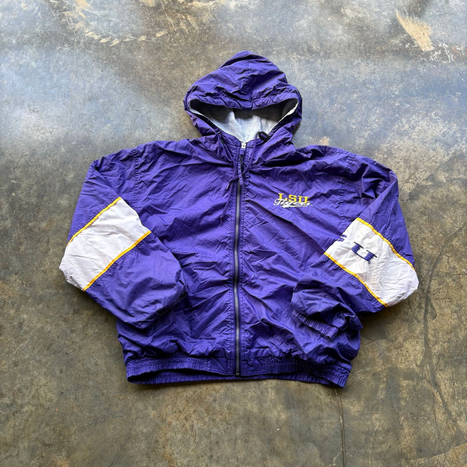 NCAA Vintage 90s LSU Tigers Reversible Jacket Size US L / EU 52-54 / 3 - 1 Thumbnail