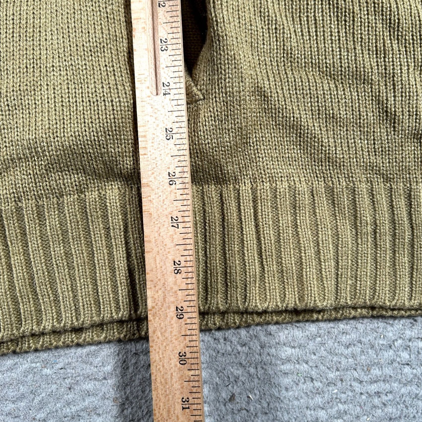 Vintage King Size Jacket Men 3XLB Big Green Full Zip Knit Bomber Long Sleeve Size US XXL / EU 58 / 5 - 5 Thumbnail