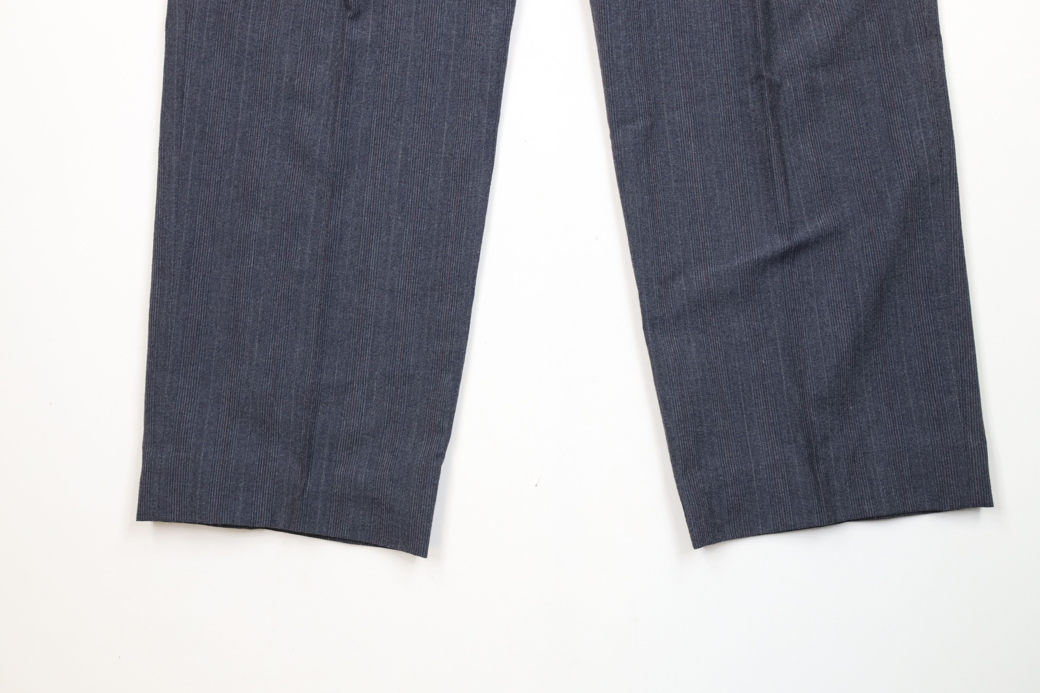 Vintage Vintage 70s Streetwear Pleated Wide Leg Chino Pants Size US 36 / EU 52 - 4 Thumbnail